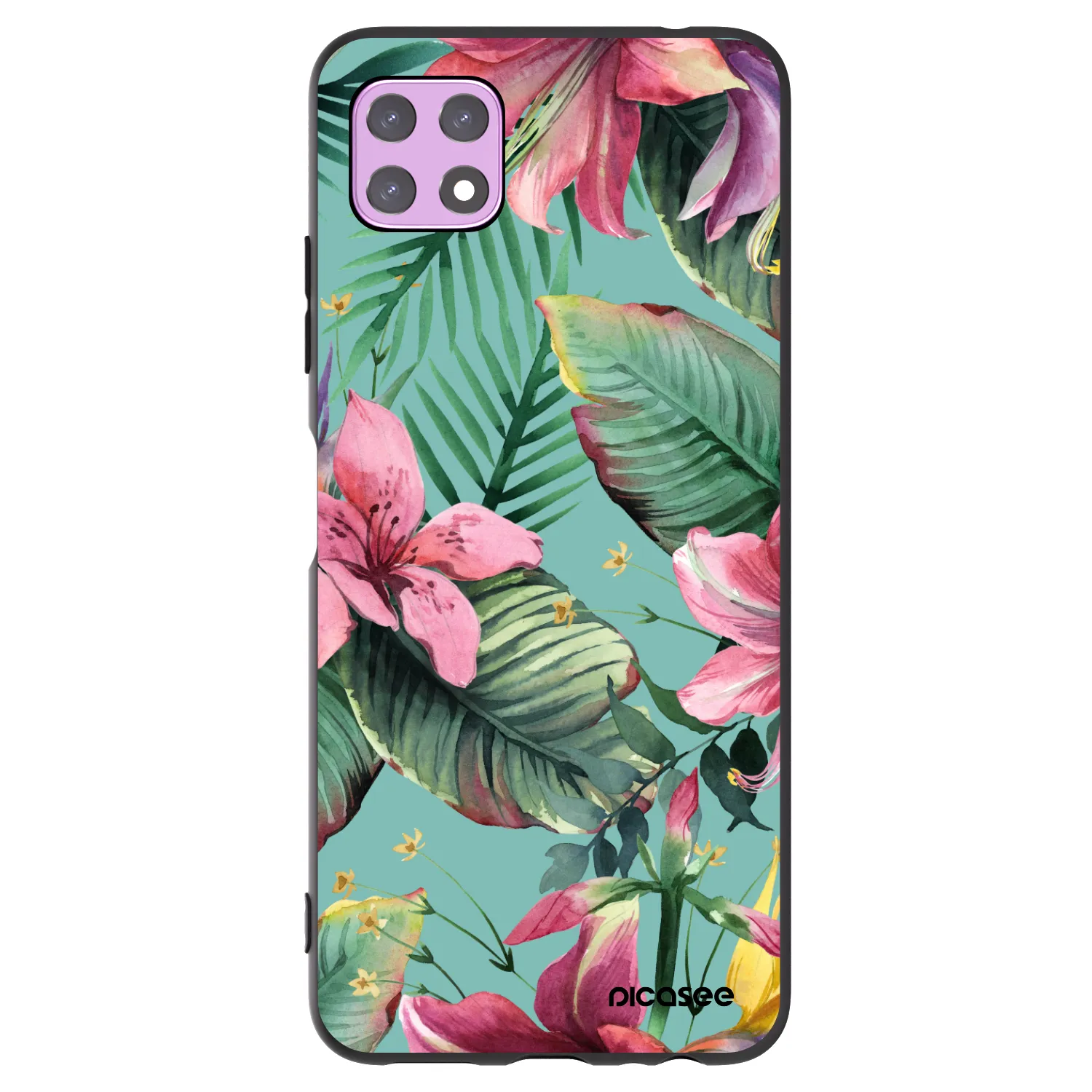 Picasee silikonski črni ovitek za Samsung Galaxy A22 A226B 5G - Hawaii