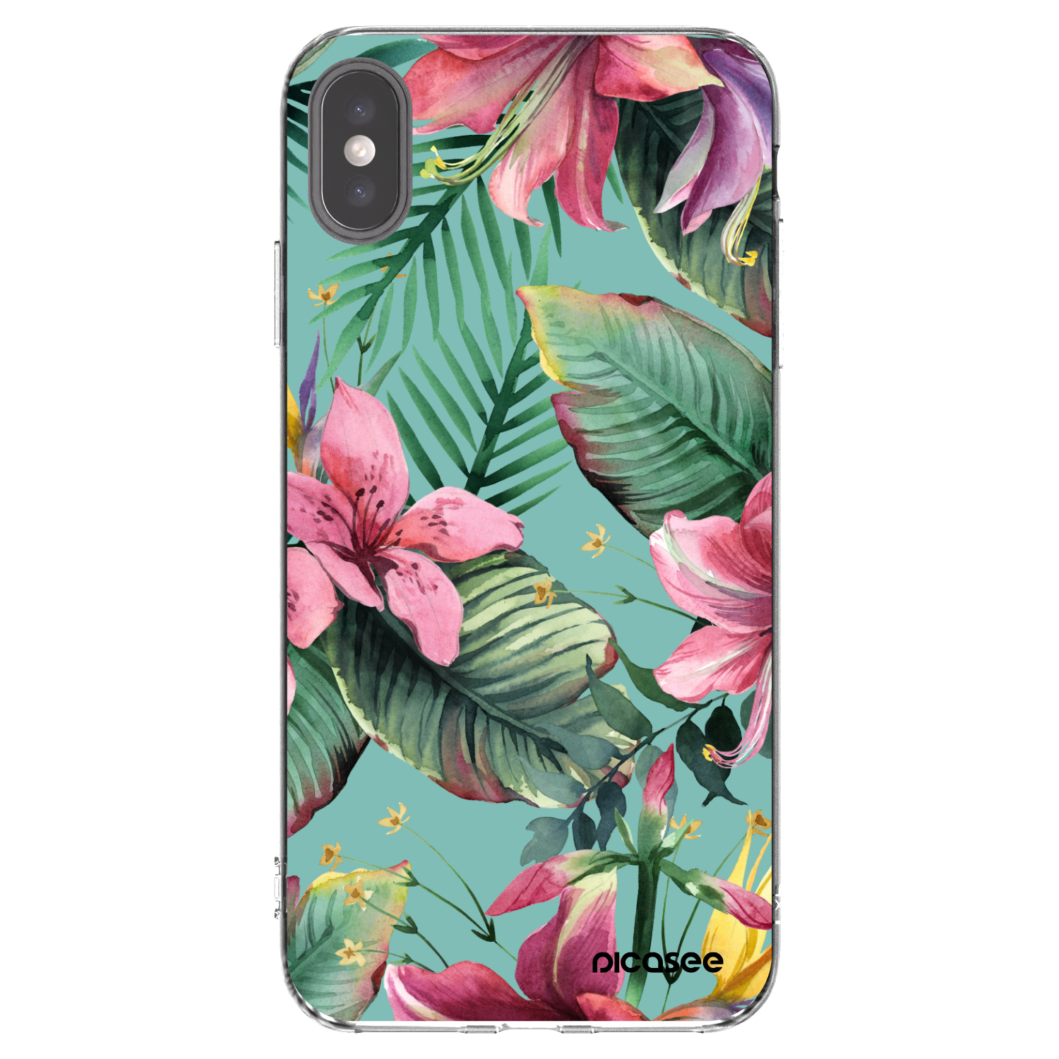 Picasee silikonski prozorni ovitek za Apple iPhone XS Max - Hawaii
