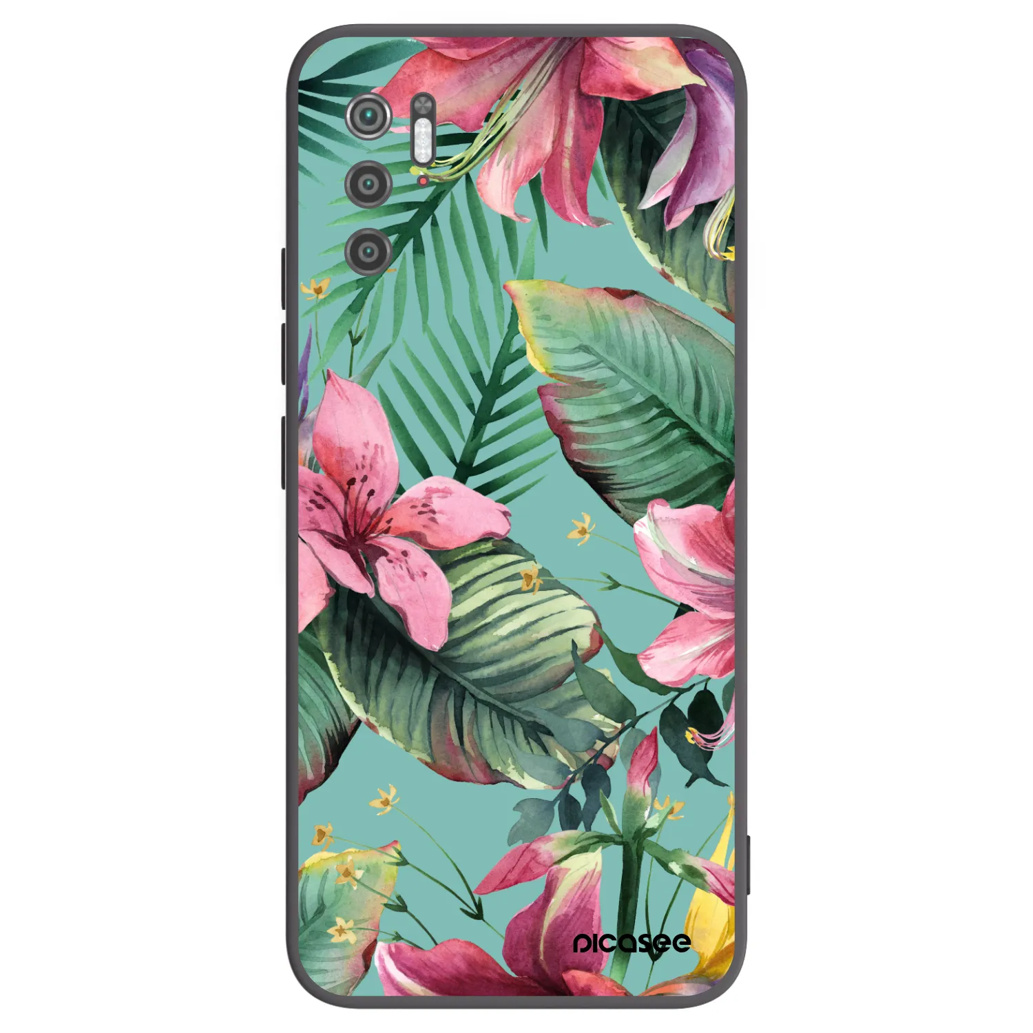 Picasee silikonski črni ovitek za Xiaomi Poco M3 Pro 5G - Hawaii