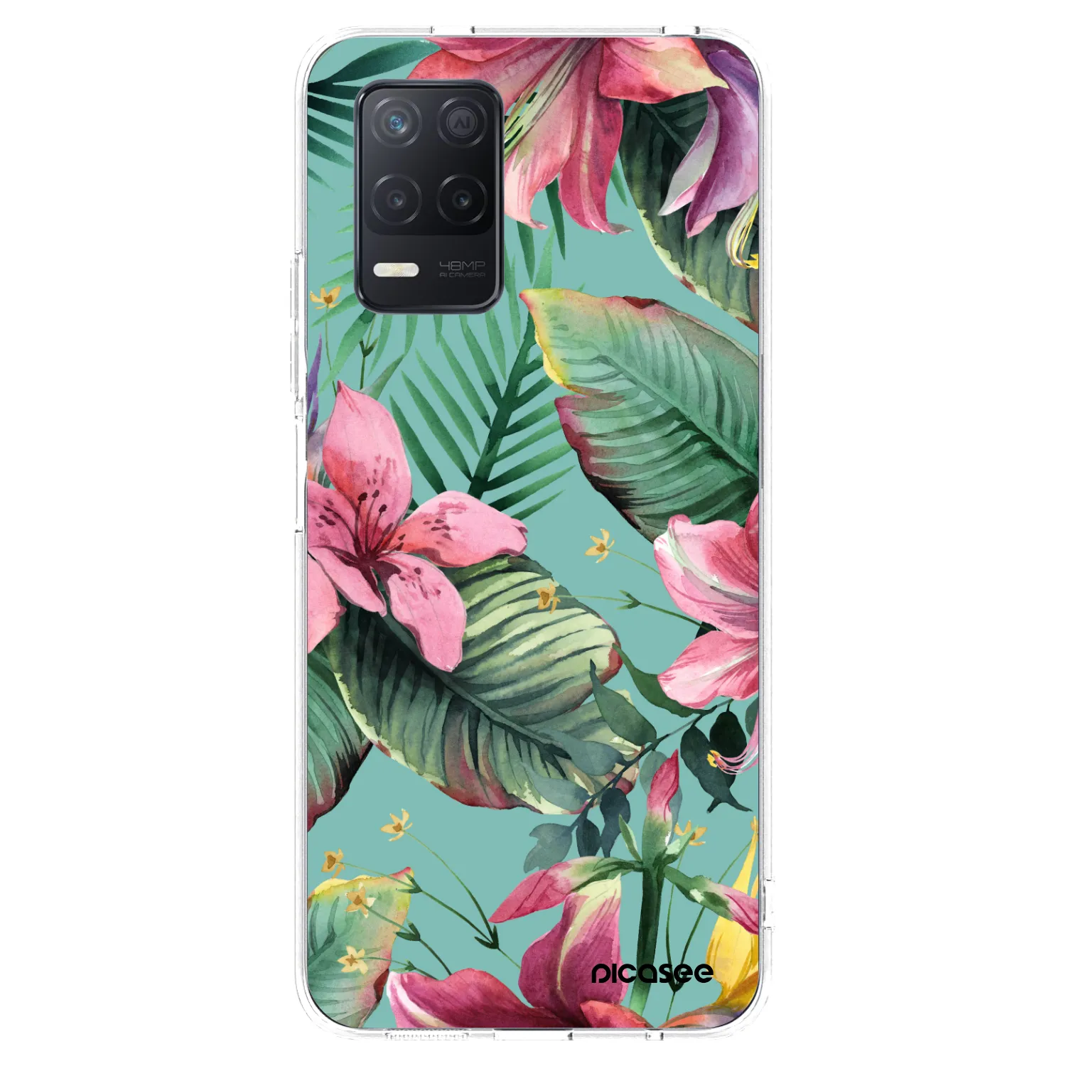 Picasee silikonski prozorni ovitek za Realme 8 5G - Hawaii