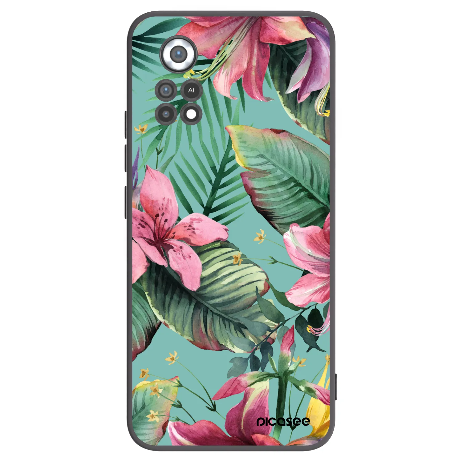 Picasee silikonski črni ovitek za Xiaomi Poco X4 Pro 5G - Hawaii