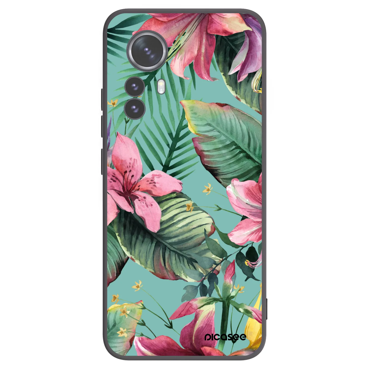 Picasee silikonski črni ovitek za Xiaomi 12 Pro - Hawaii