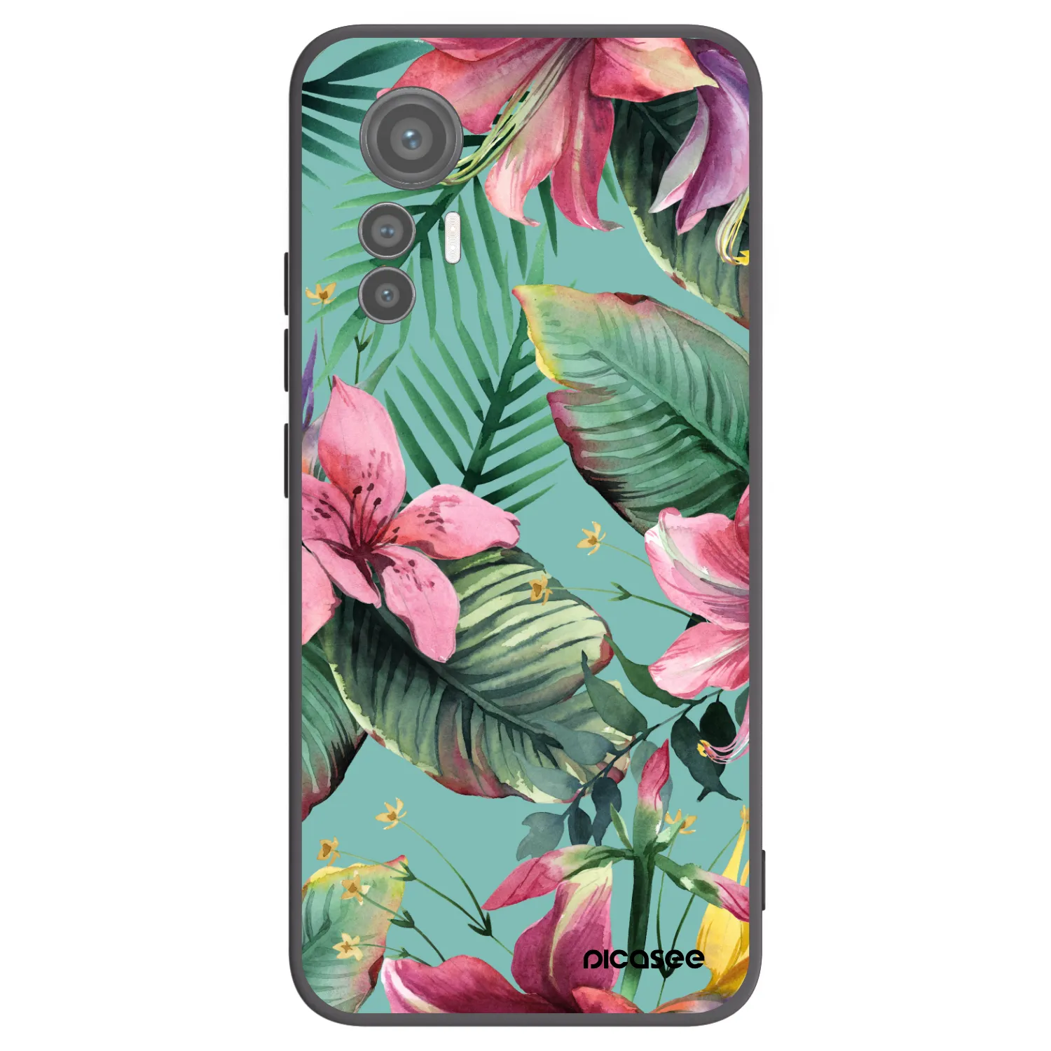Picasee silikonski črni ovitek za Xiaomi 12 Lite - Hawaii
