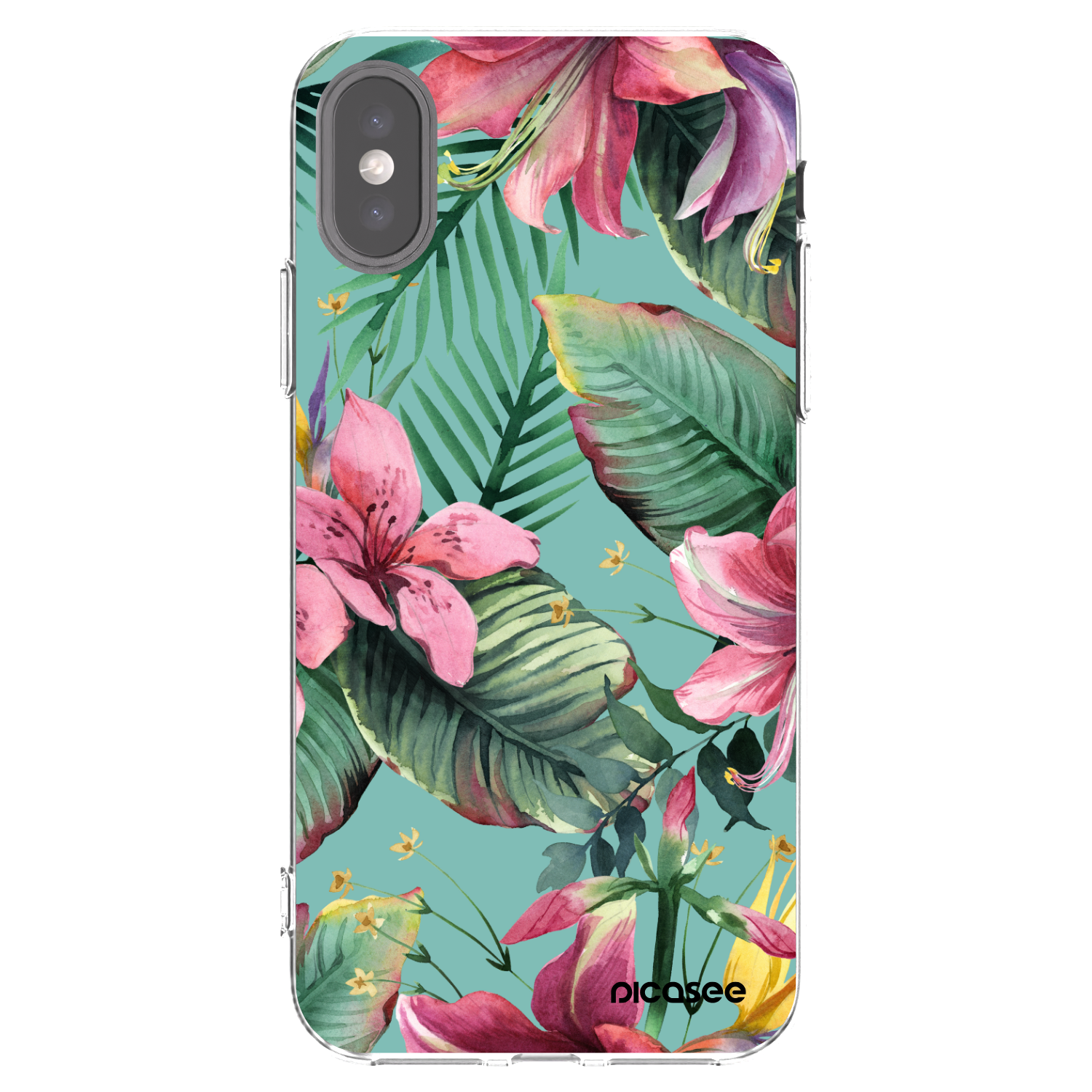 Picasee silikonski prozorni ovitek za Apple iPhone X/XS - Hawaii