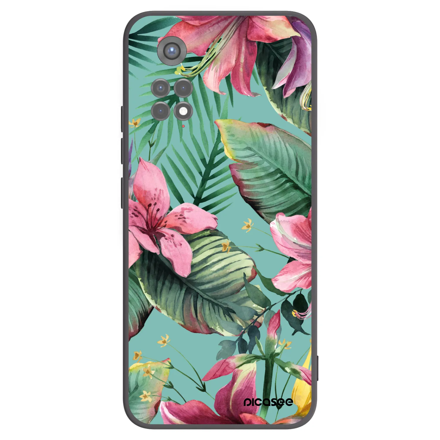 Picasee silikonski črni ovitek za Xiaomi Redmi Note 11S 5G - Hawaii