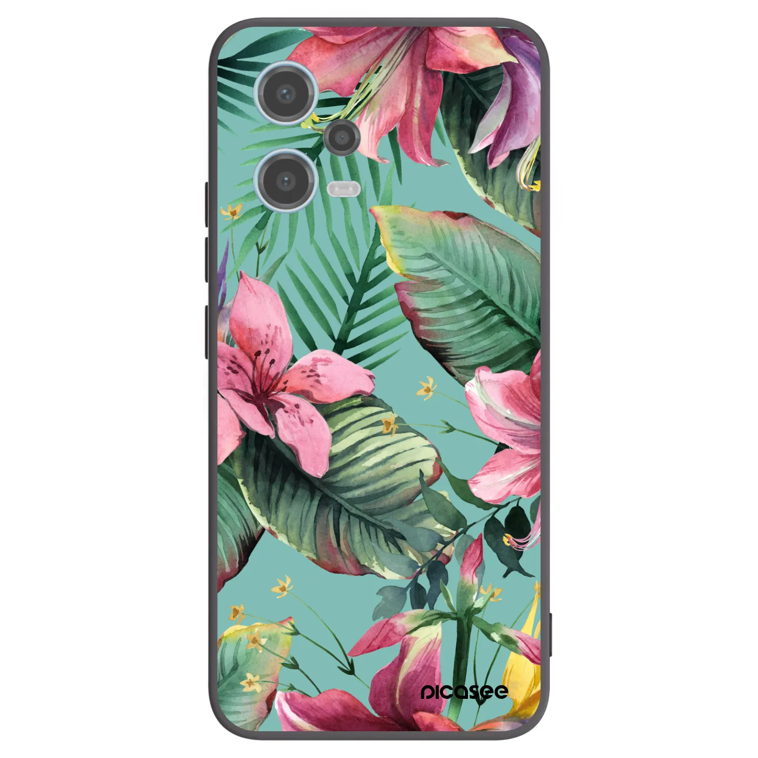 Picasee silikonski črni ovitek za Xiaomi Redmi Note 12 5G - Hawaii