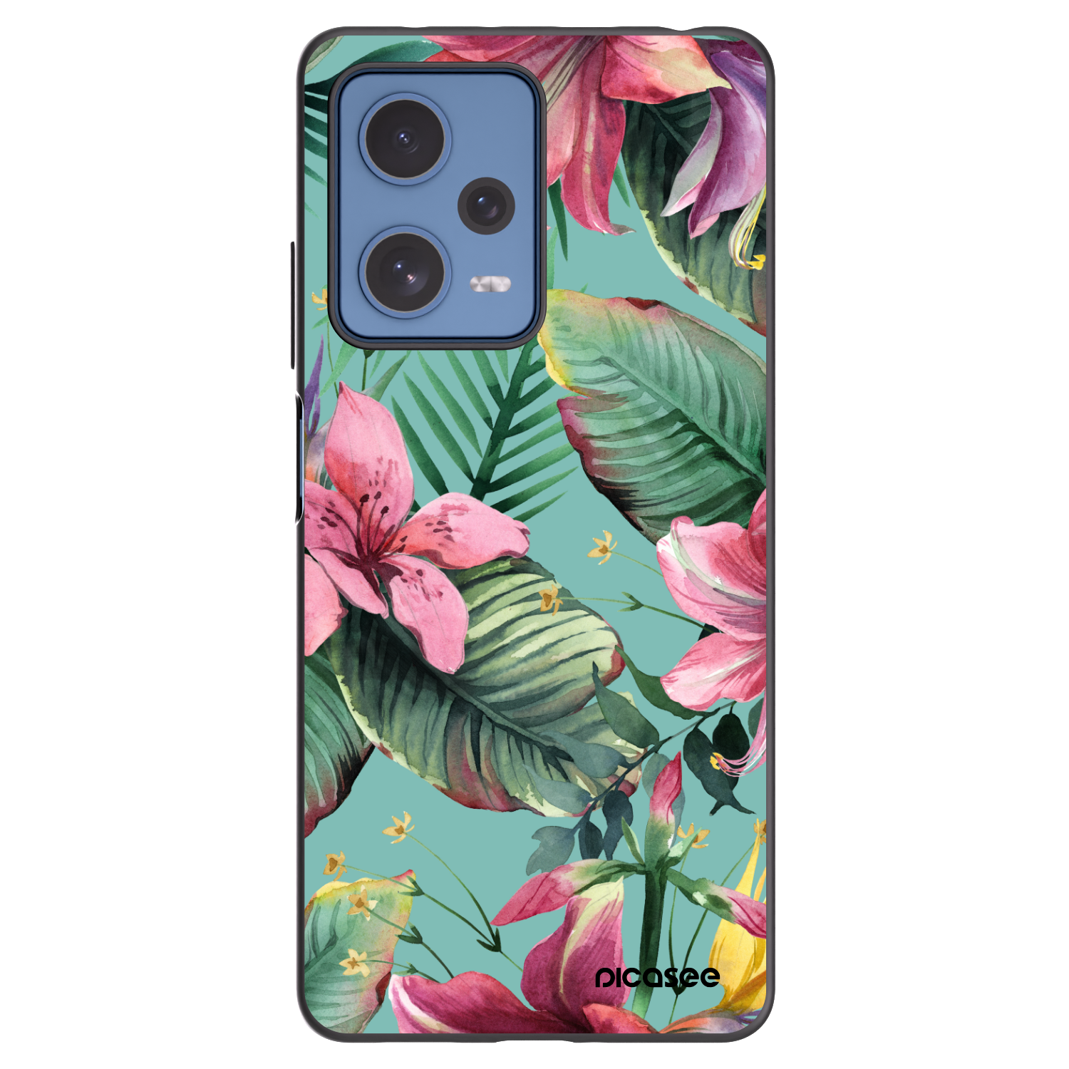 Picasee silikonski črni ovitek za Xiaomi Redmi Note 12 Pro 5G - Hawaii