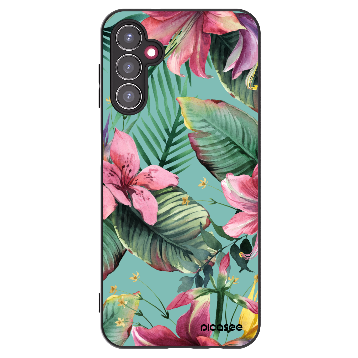 Picasee silikonski črni ovitek za Samsung Galaxy A14 4G A145R - Hawaii