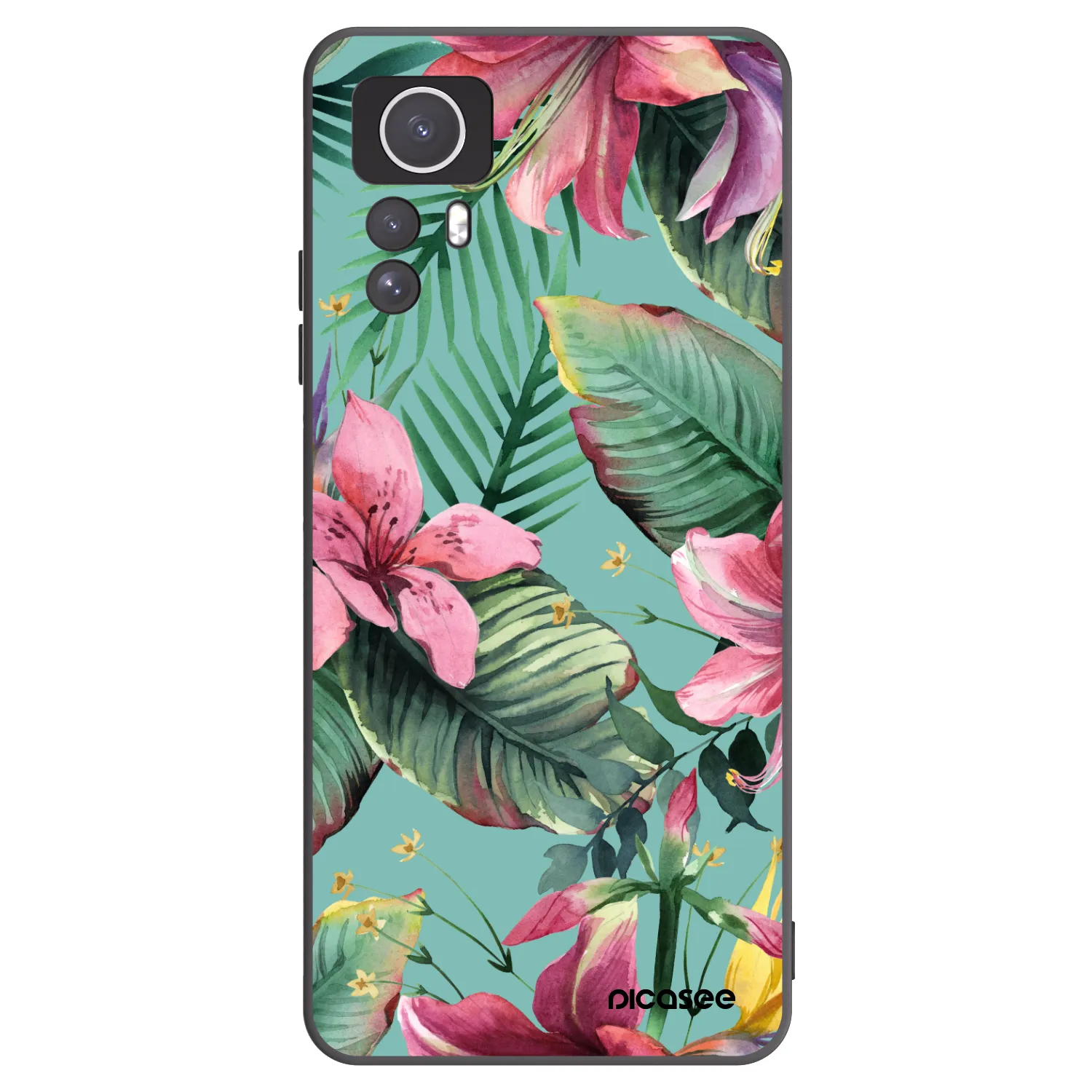 Picasee silikonski črni ovitek za Xiaomi Redmi Note 12S - Hawaii