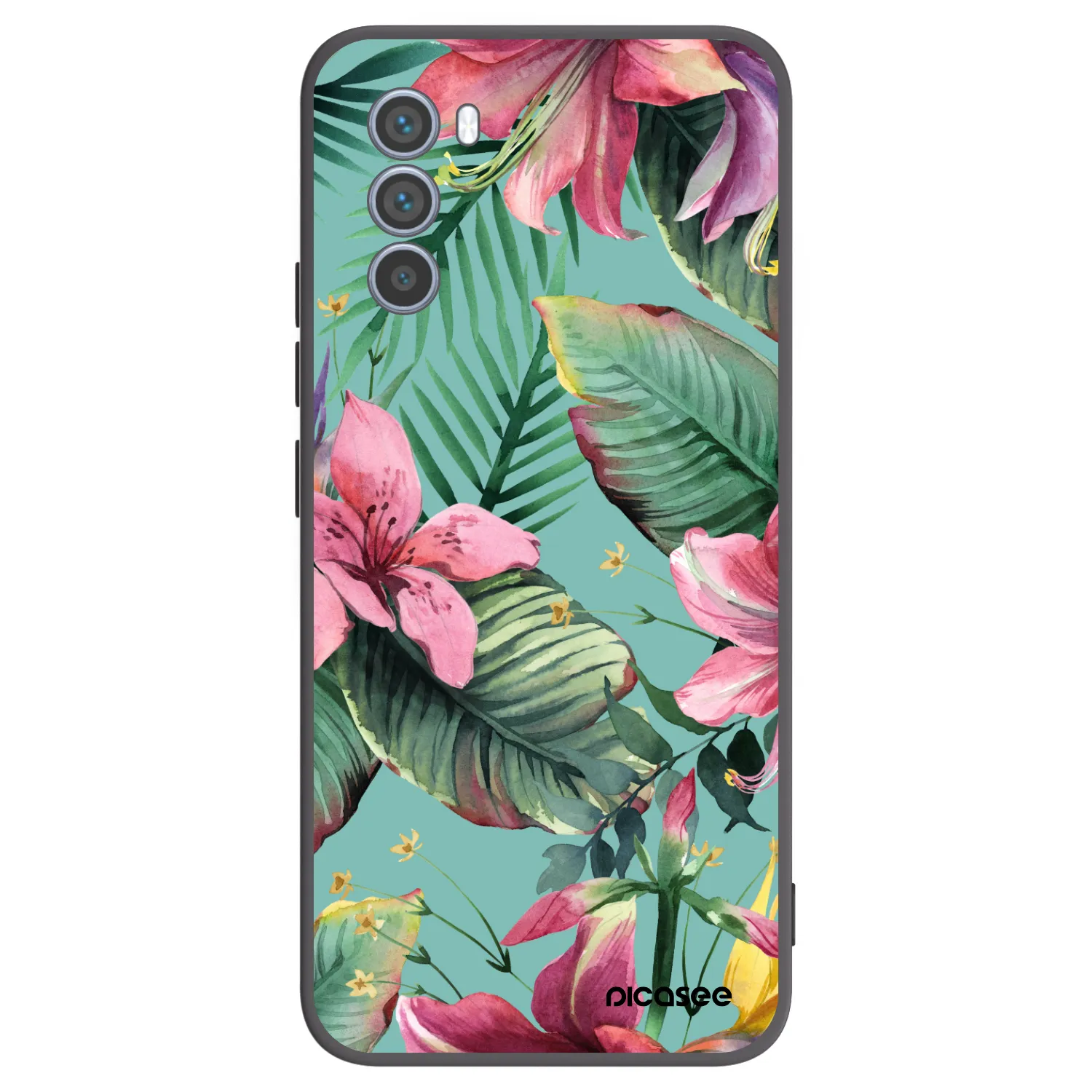 Picasee silikonski črni ovitek za Motorola Moto G62 - Hawaii