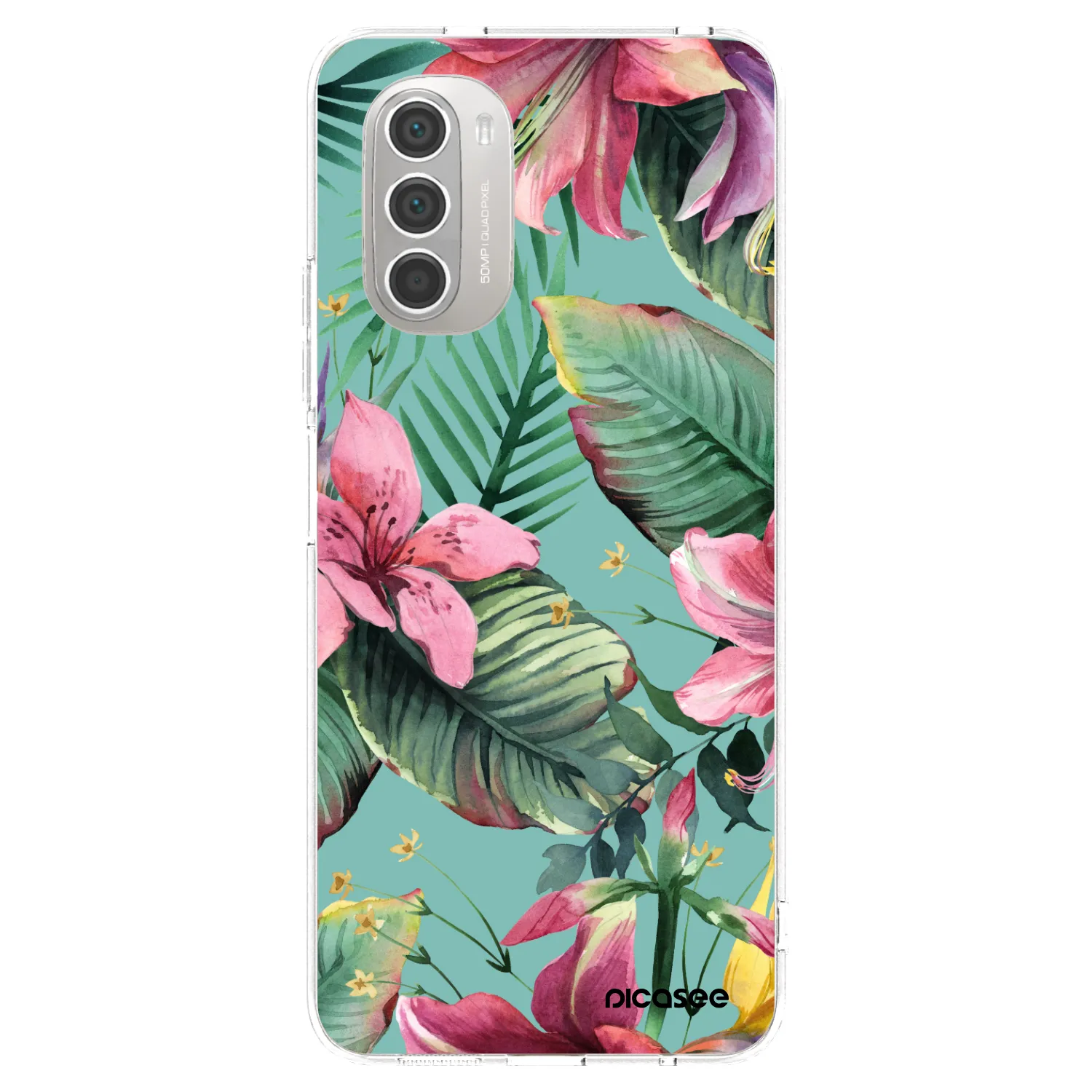 Picasee silikonski prozorni ovitek za Motorola Moto G51 - Hawaii