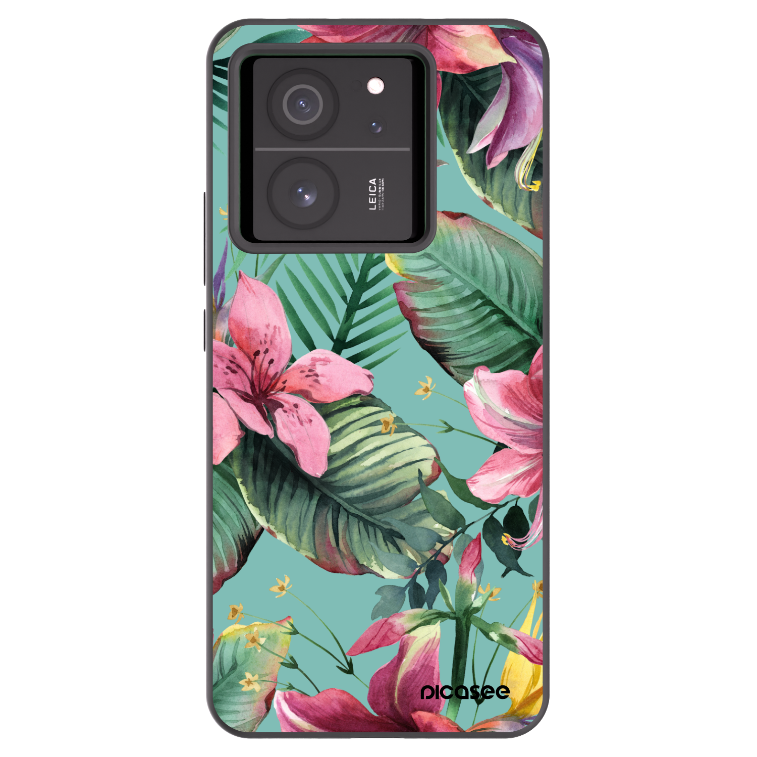 Picasee silikonski črni ovitek za Xiaomi 13T Pro - Hawaii