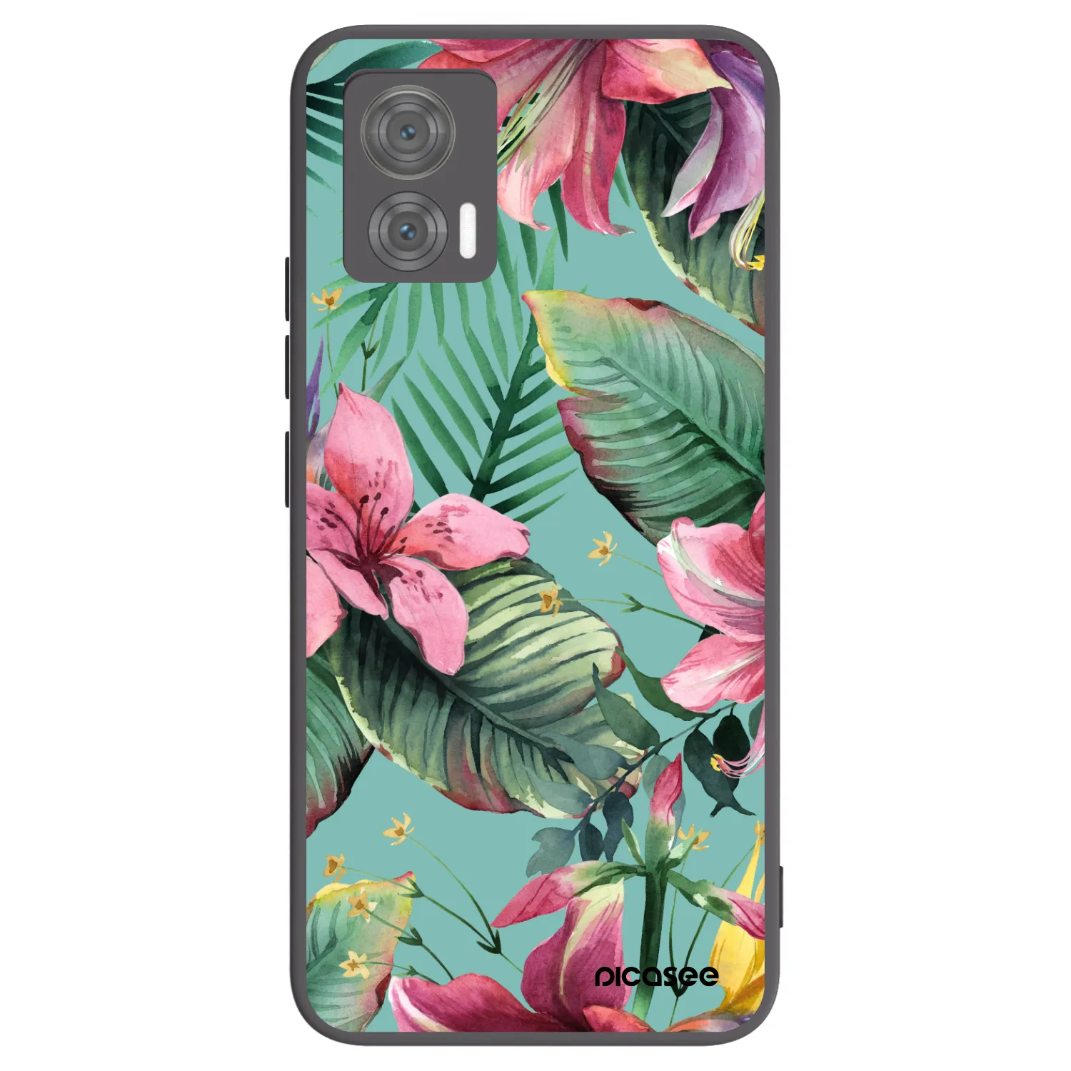 Picasee silikonski črni ovitek za Motorola Edge 30 Neo - Hawaii