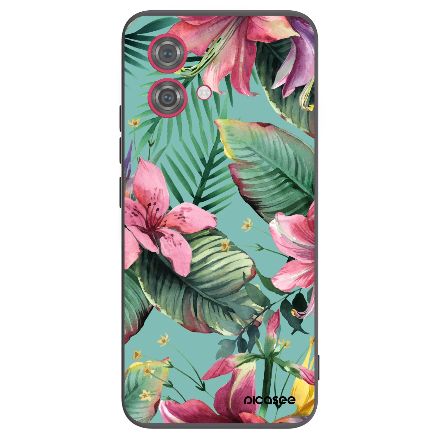 Picasee silikonski črni ovitek za Motorola Moto G84 5G - Hawaii