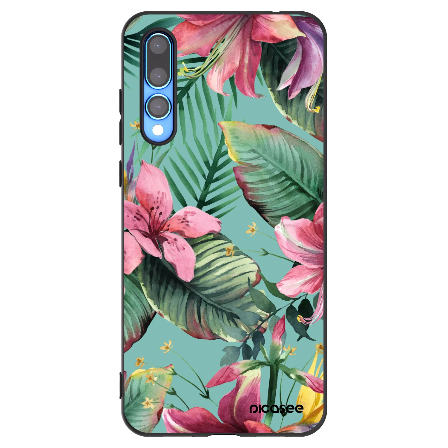 Picasee silikonski črni ovitek za Huawei P20 Pro - Hawaii