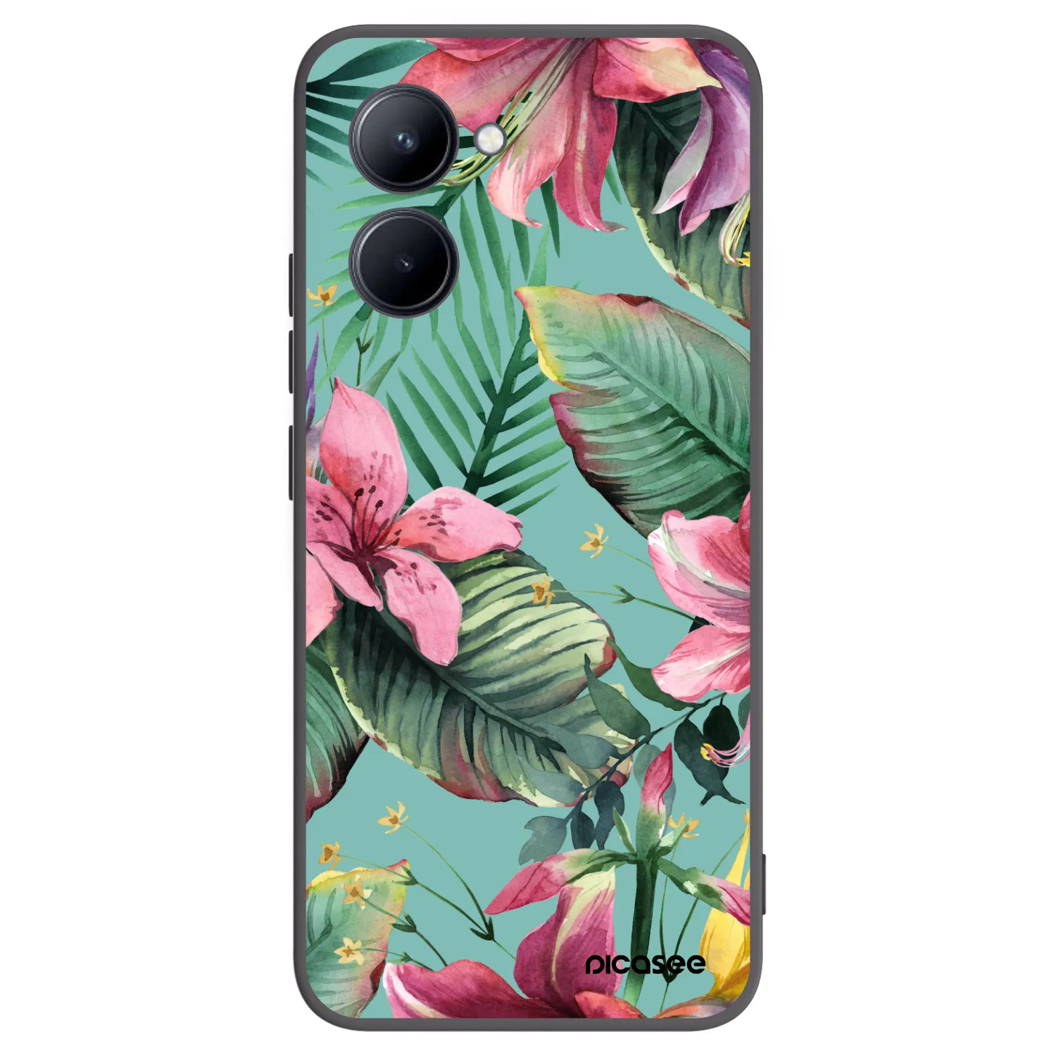 Picasee silikonski črni ovitek za Realme C33 (2023) - Hawaii