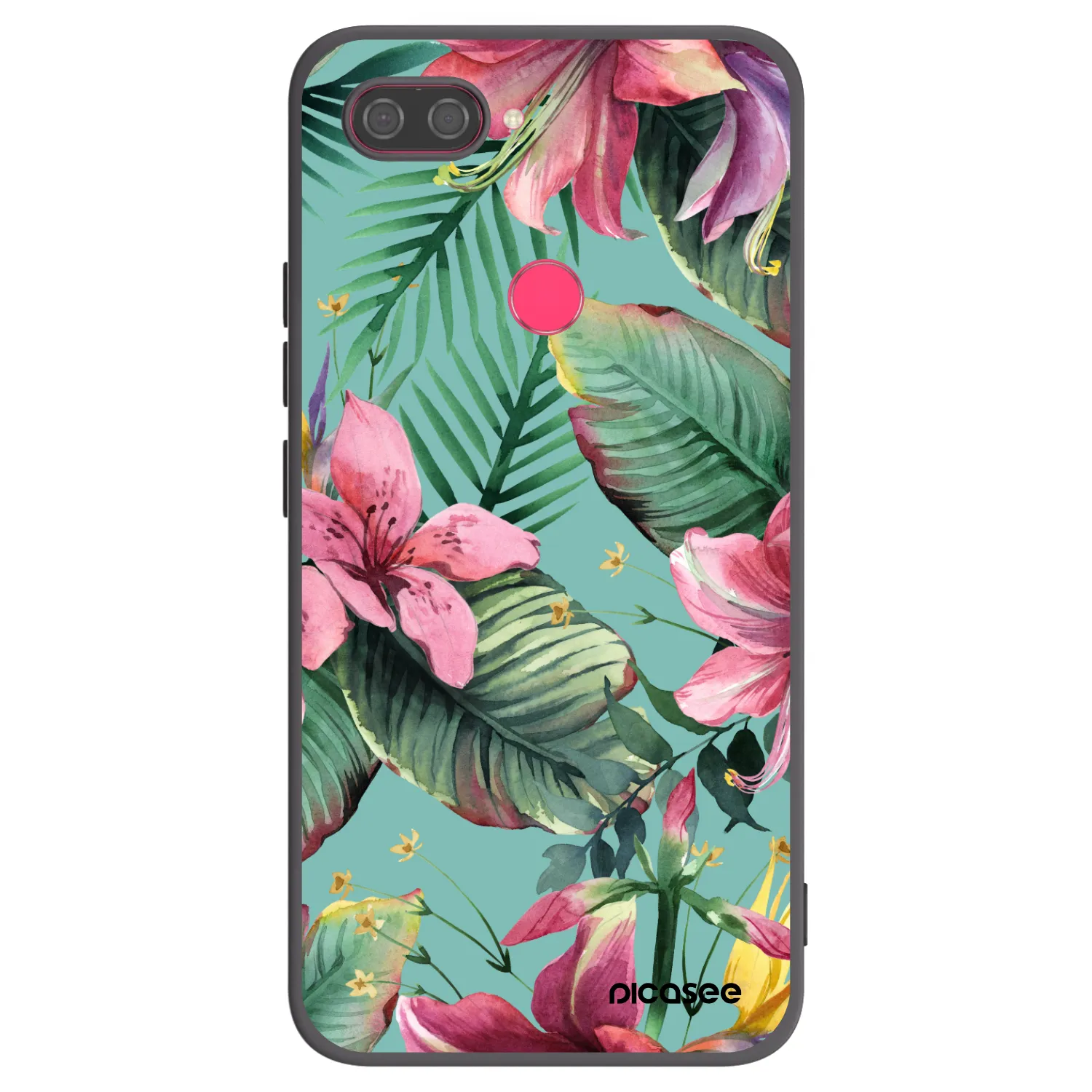 Picasee silikonski črni ovitek za Xiaomi Mi 8 Lite - Hawaii