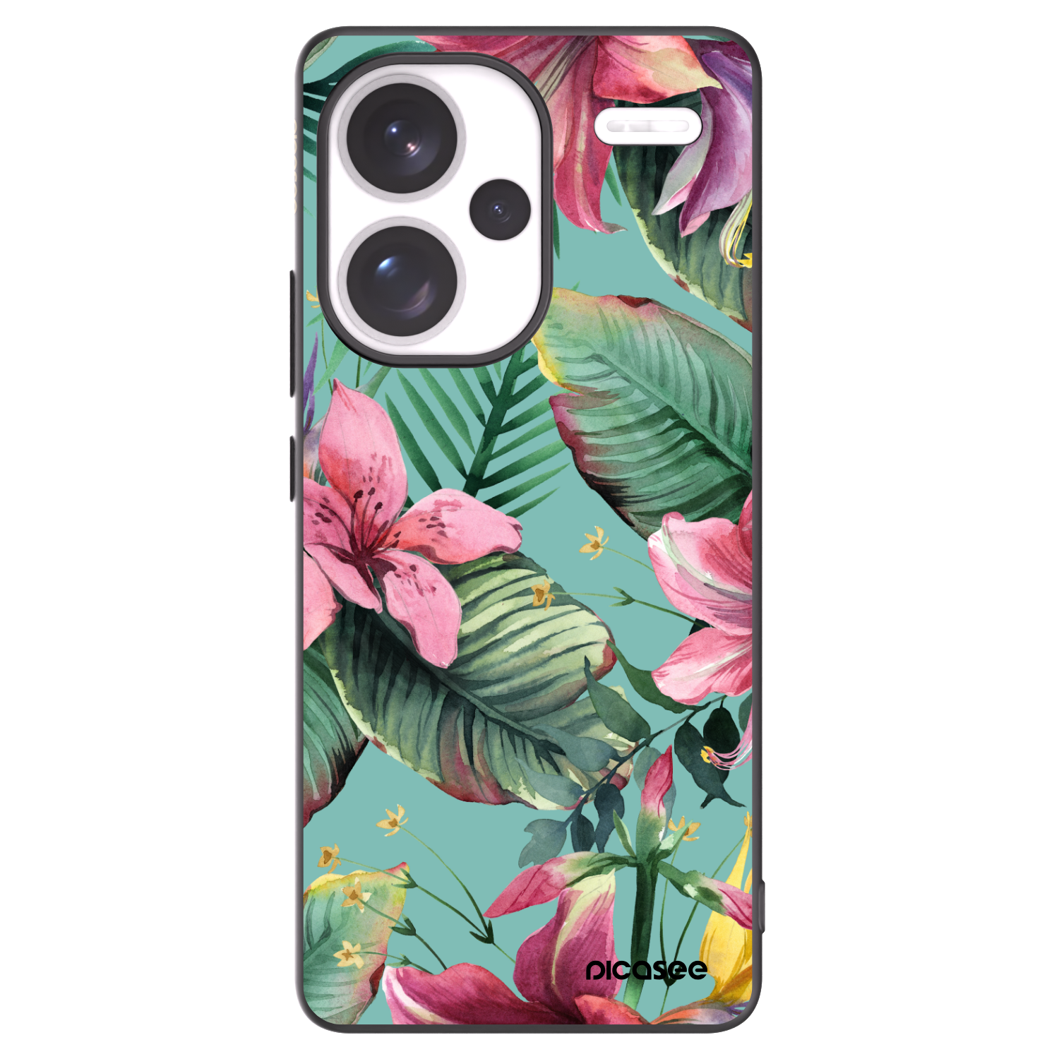Picasee silikonski črni ovitek za Xiaomi Redmi Note 13 Pro+ 5G - Hawaii