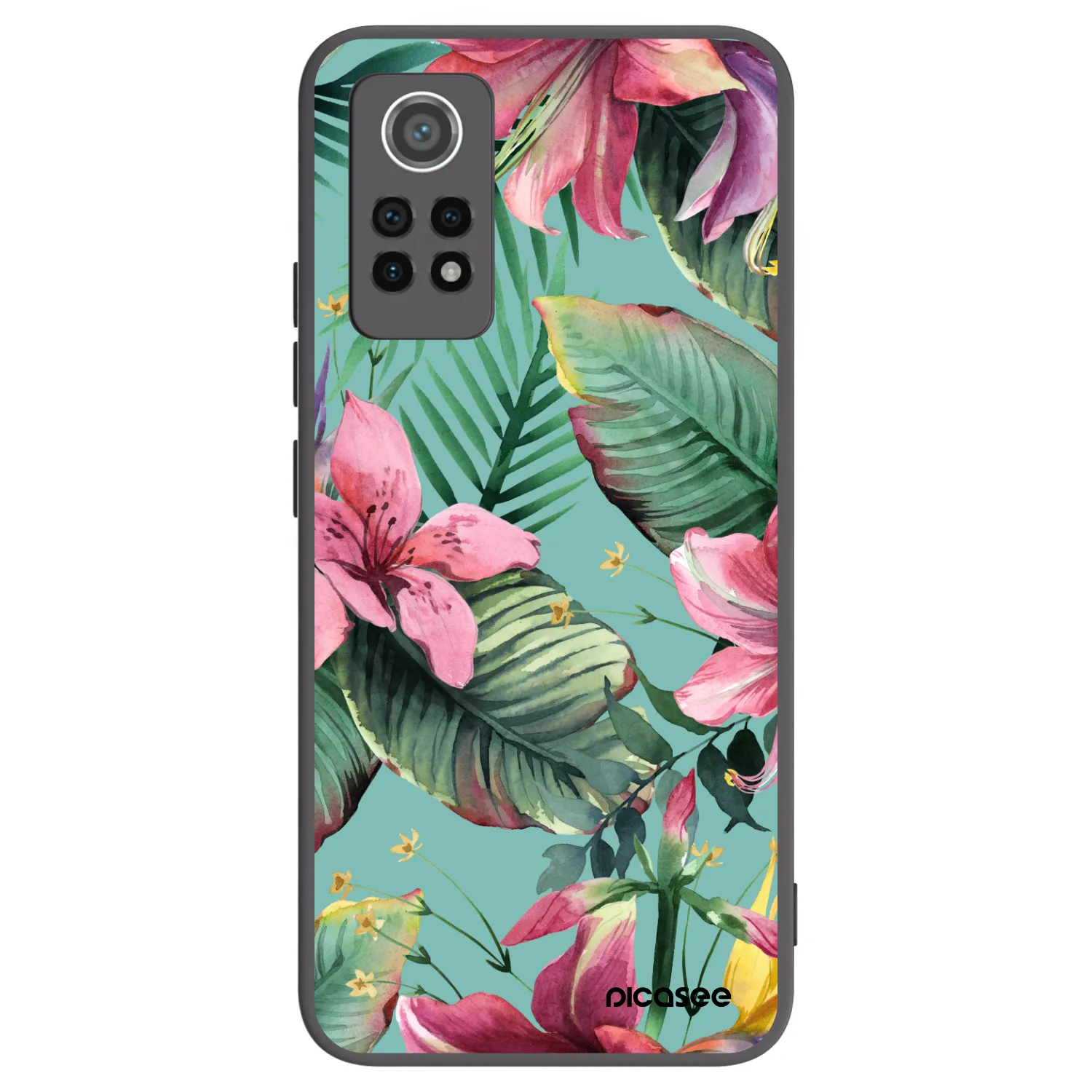 Picasee silikonski črni ovitek za Xiaomi Redmi Note 12 Pro 4G - Hawaii