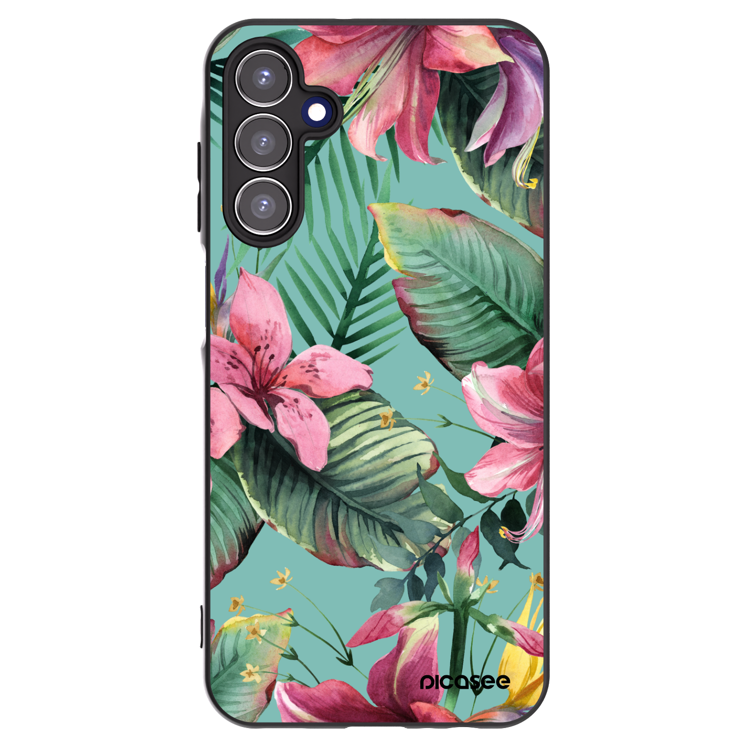 Picasee silikonski črni ovitek za Samsung Galaxy A15 A155F 4G - Hawaii