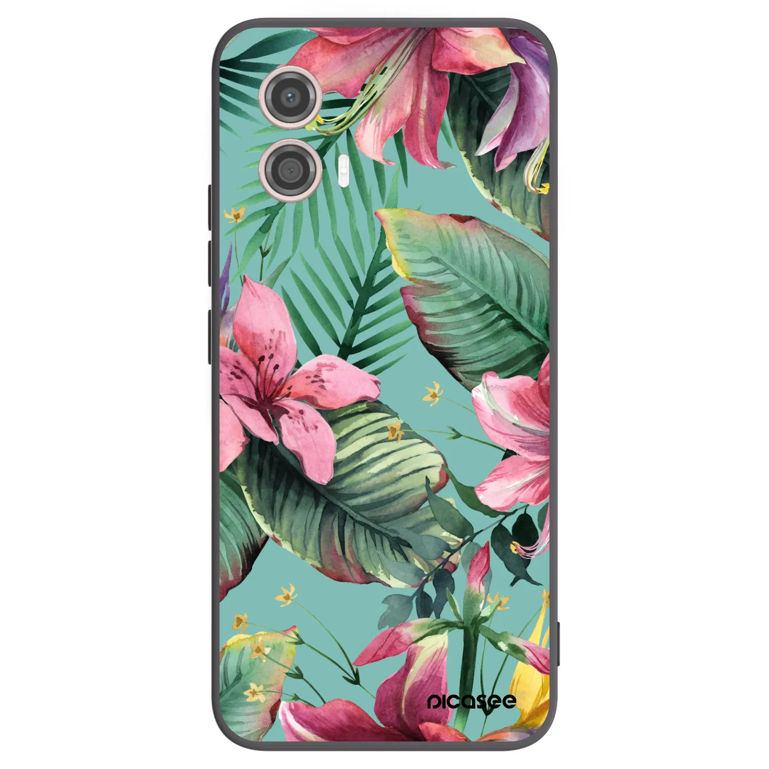 Picasee silikonski črni ovitek za Motorola Moto G53 5G - Hawaii