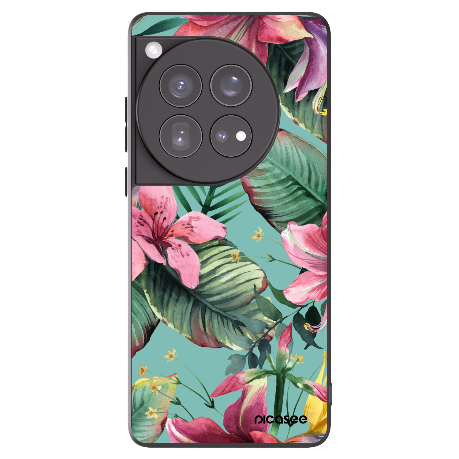 Picasee silikonski črni ovitek za OnePlus 12 5G - Hawaii