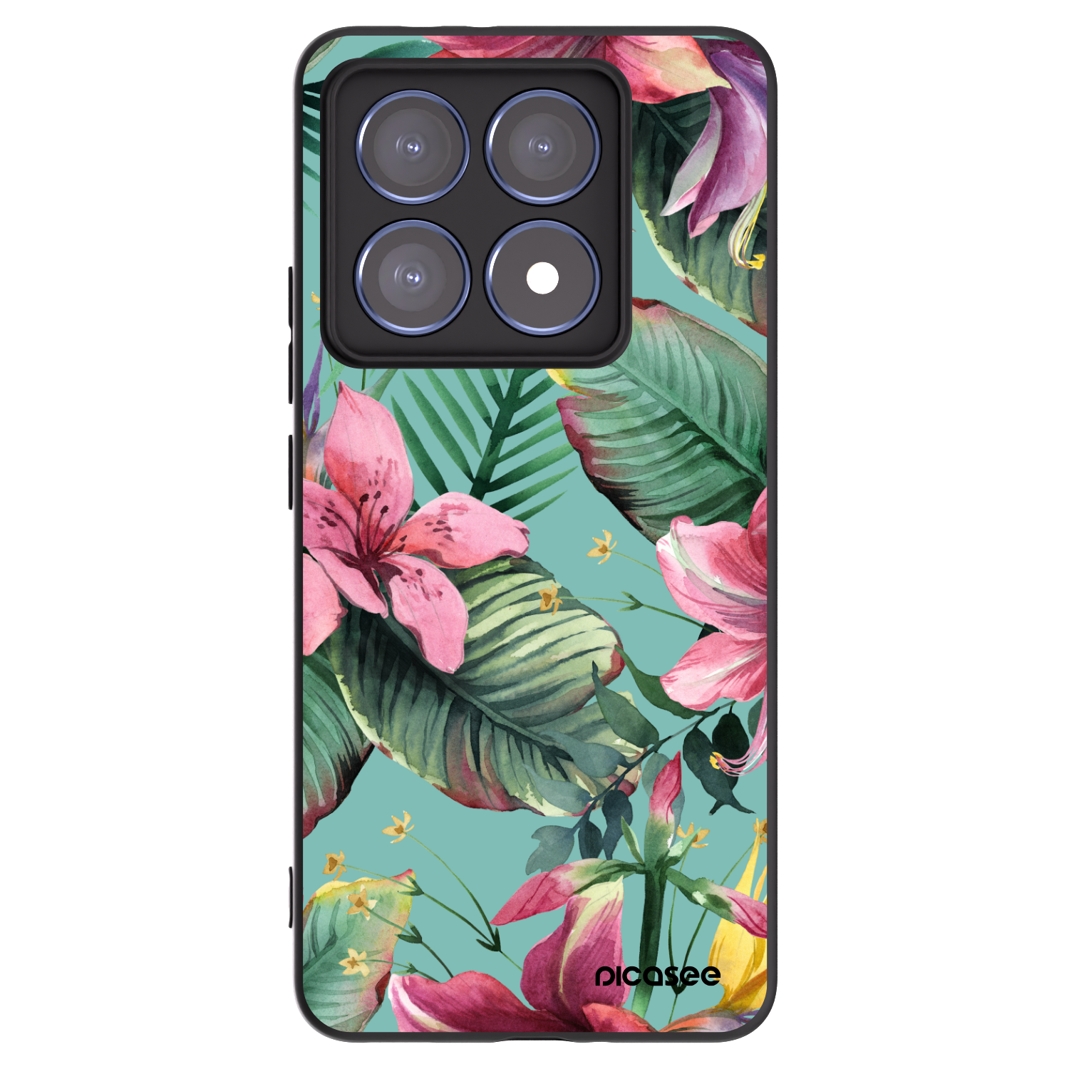 Picasee silikonski črni ovitek za Xiaomi 14T Pro - Hawaii