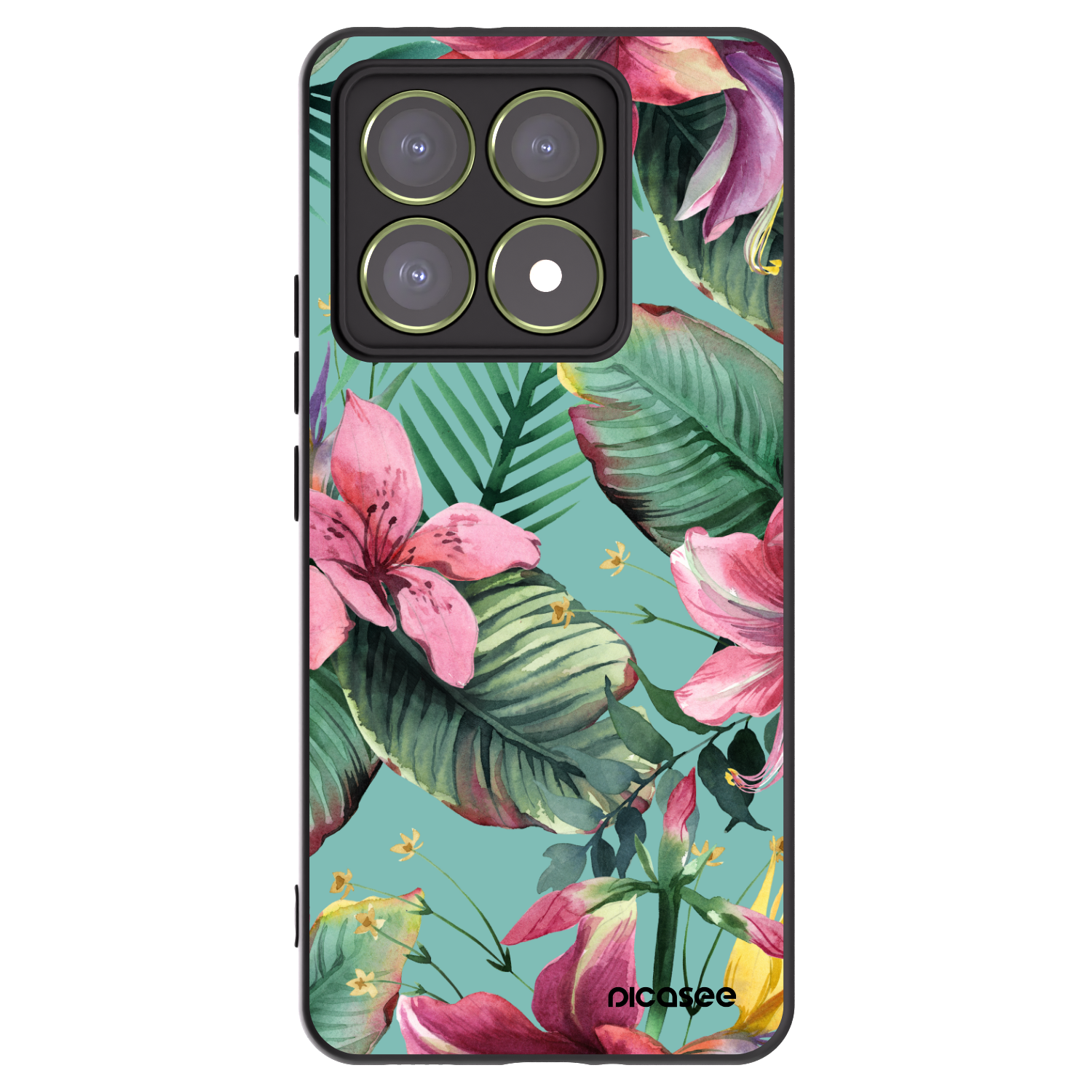 Picasee silikonski črni ovitek za Xiaomi 14T - Hawaii