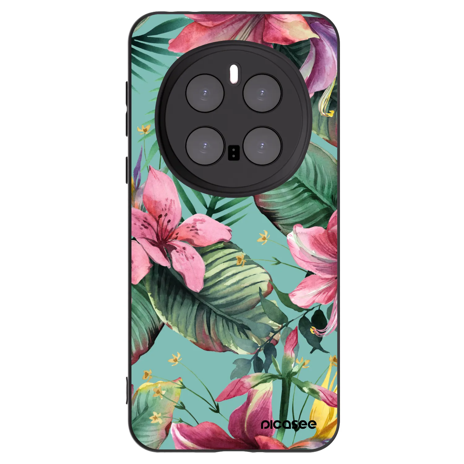 Picasee silikonski črni ovitek za Honor Magic7 Pro 5G - Hawaii