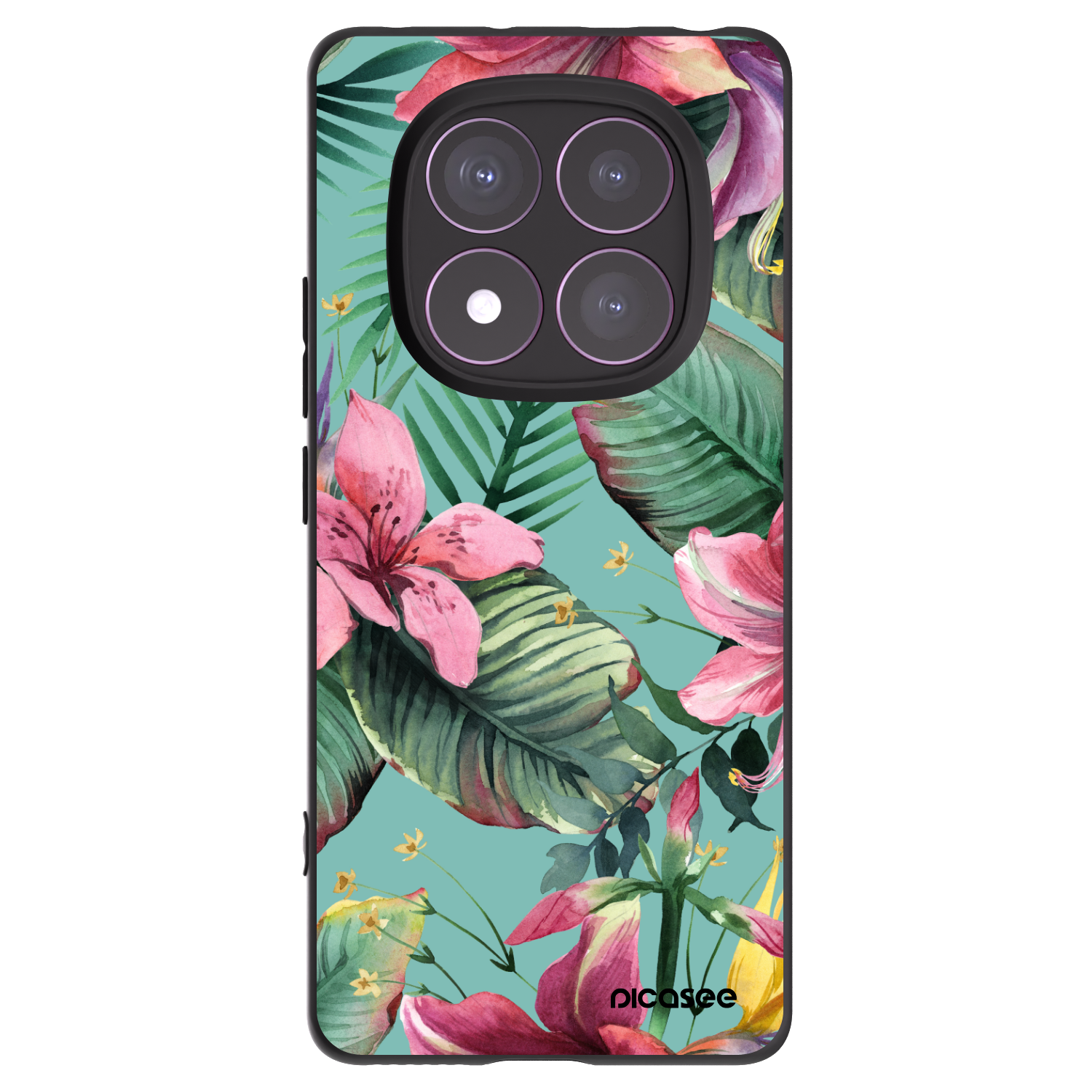 Picasee silikonski črni ovitek za Xiaomi Redmi Note 14 Pro 4G - Hawaii