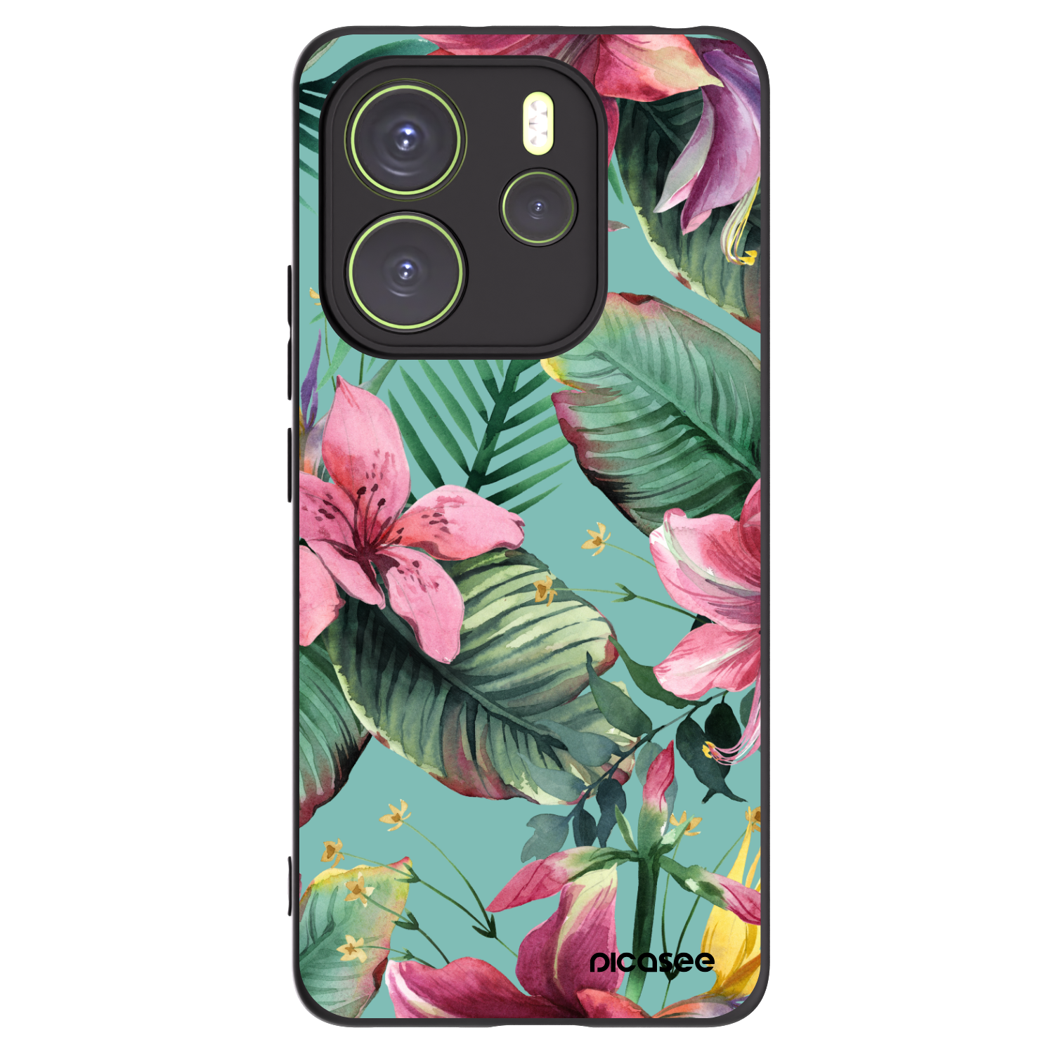 Picasee silikonski črni ovitek za Xiaomi Redmi Note 14 4G - Hawaii
