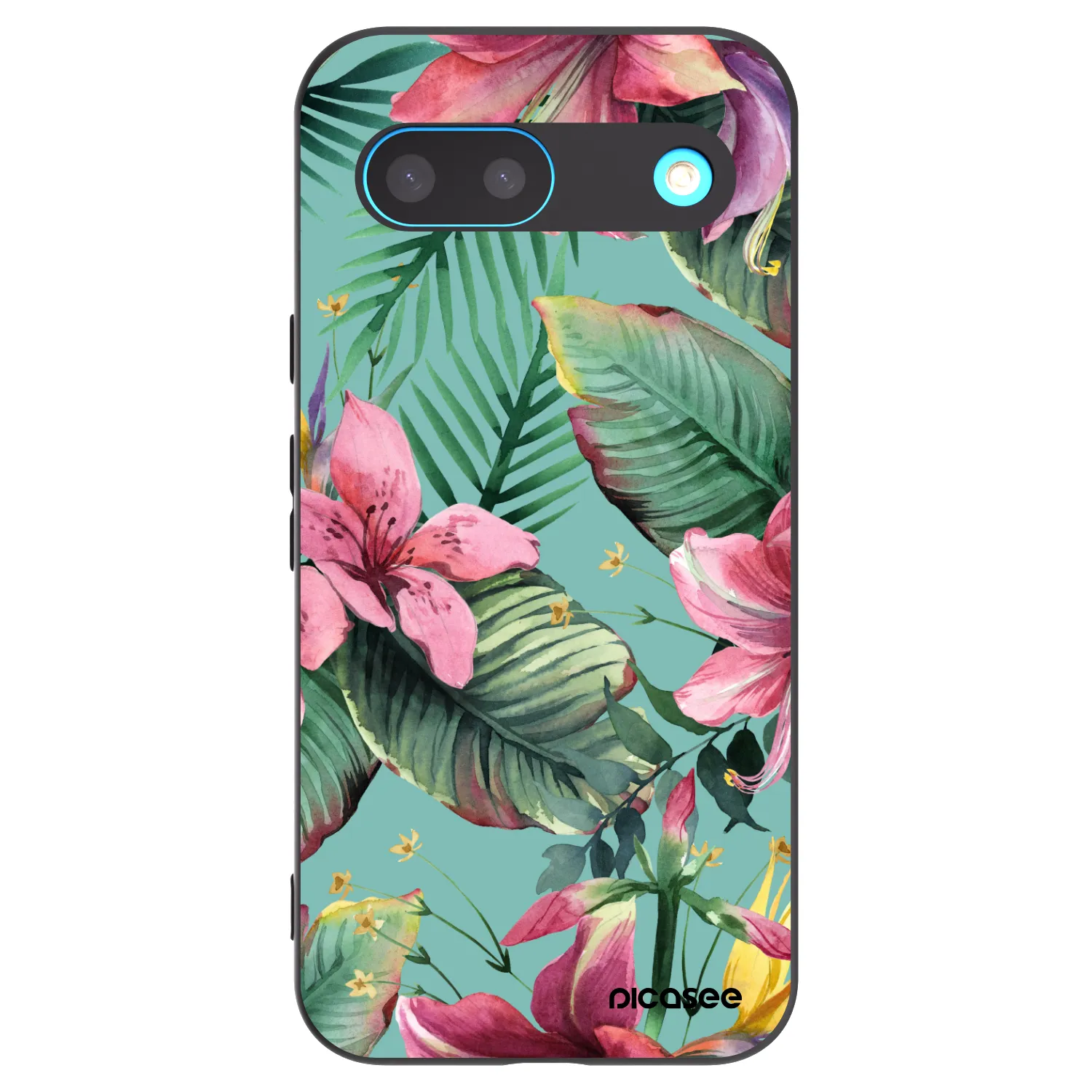 Picasee silikonski črni ovitek za Google Pixel 8 - Hawaii