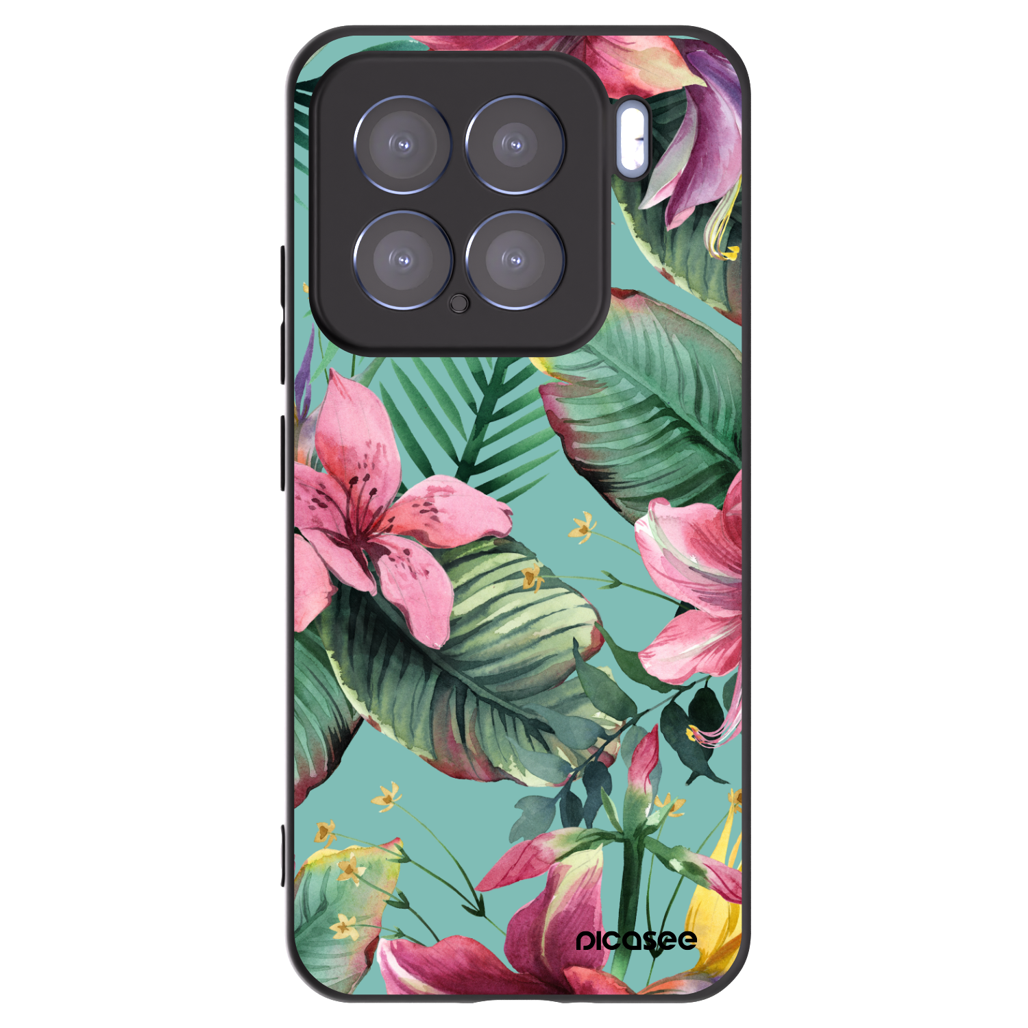 Picasee silikonski črni ovitek za Xiaomi 15 - Hawaii