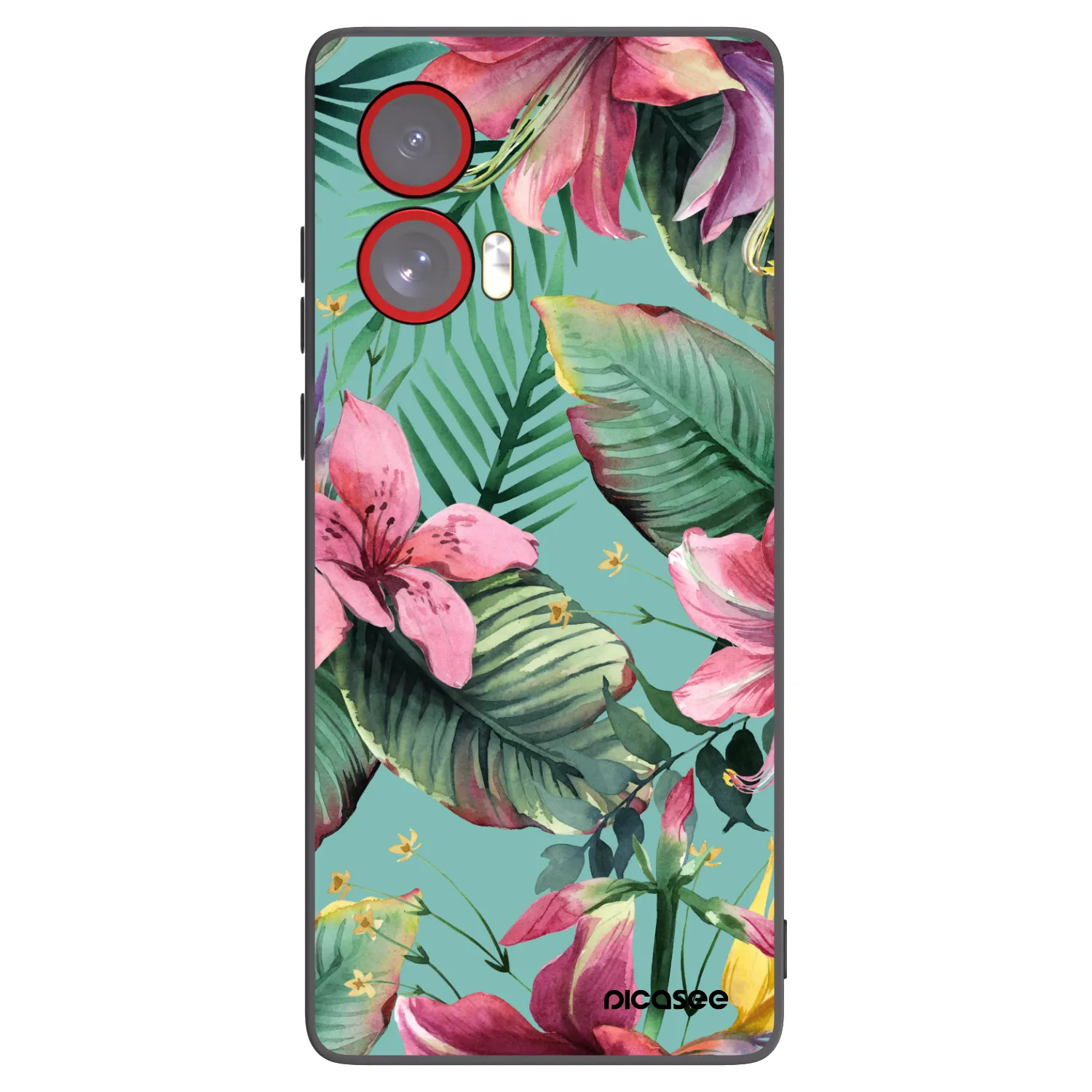 Picasee silikonski črni ovitek za Motorola Edge 50 Fusion - Hawaii