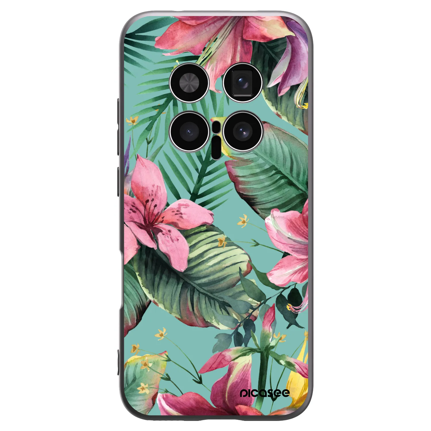 Picasee silikonski črni ovitek za Honor Magic8 Pro 5G - Hawaii