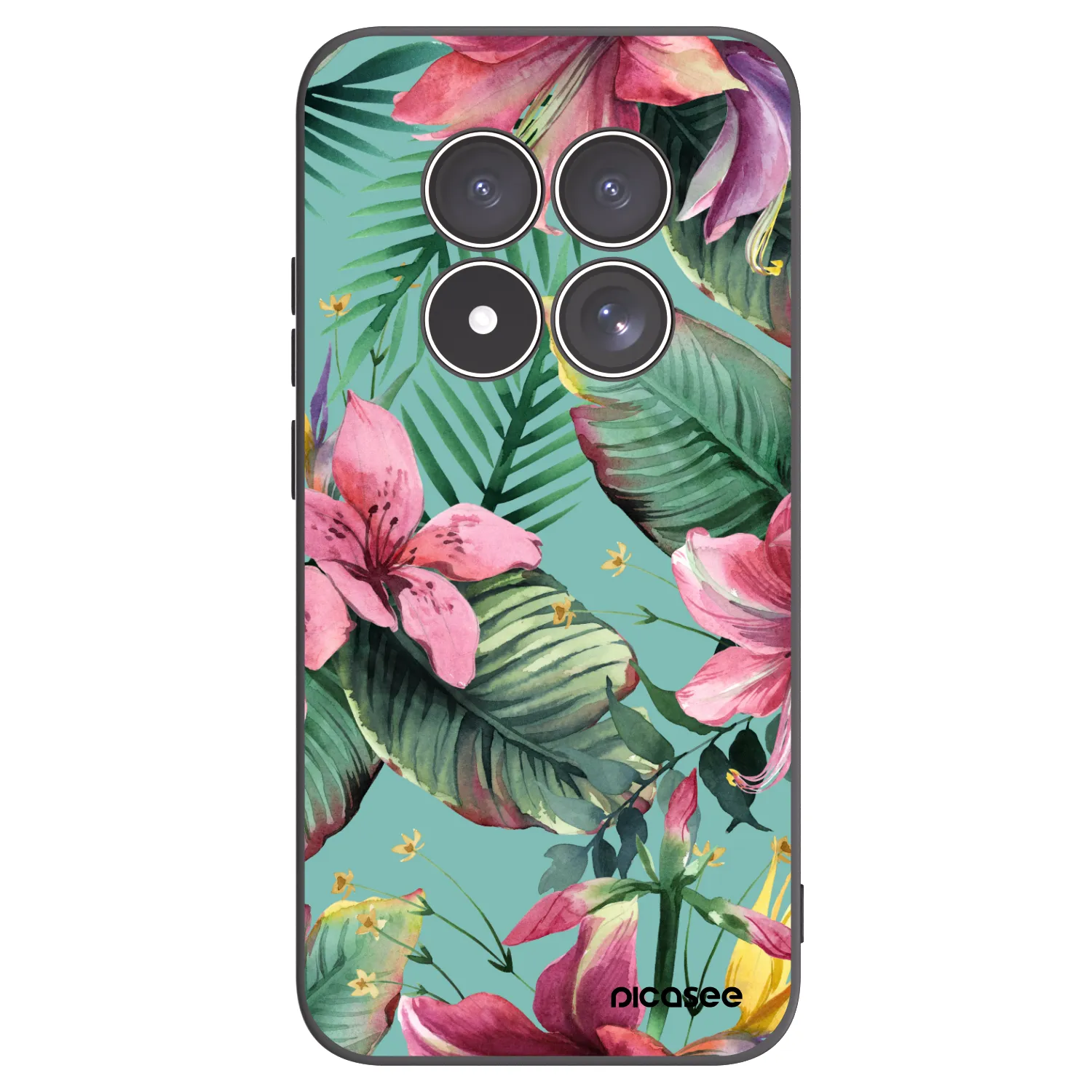 Picasee silikonski črni ovitek za Xiaomi Redmi Note 15 Pro 5G - Hawaii