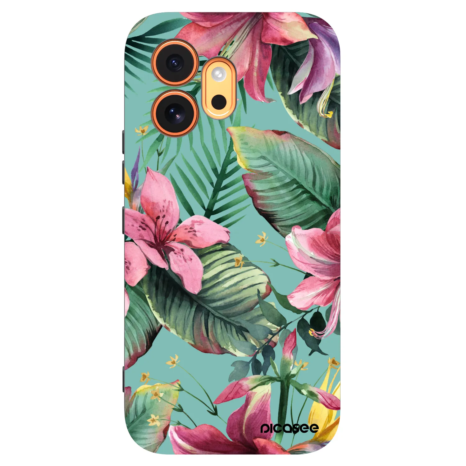 Picasee silikonski črni ovitek za Honor 600 - Hawaii