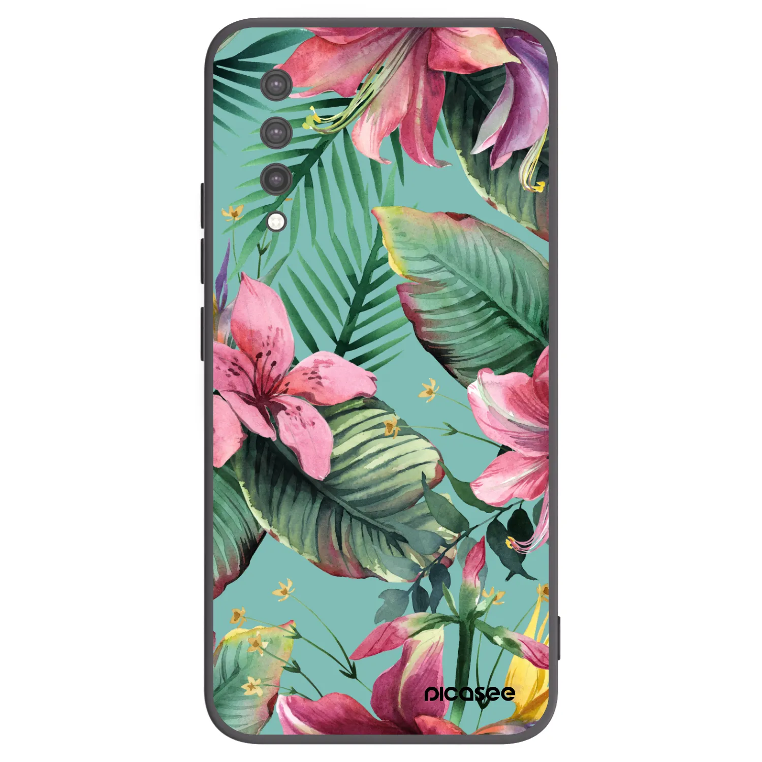 Picasee silikonski črni ovitek za Xiaomi Mi 9 Lite - Hawaii