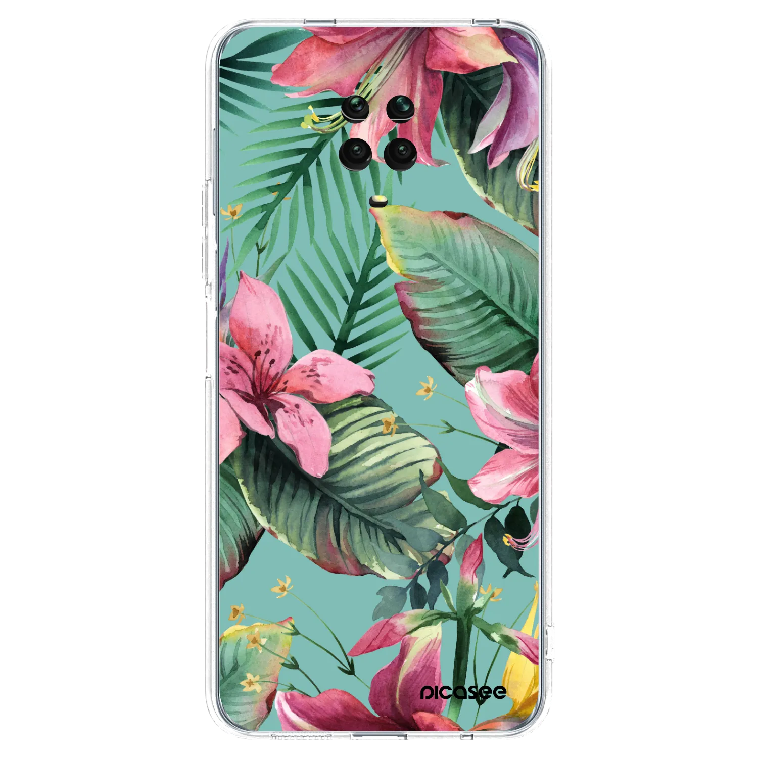 Picasee silikonski prozorni ovitek za Xiaomi Redmi Note 9S - Hawaii