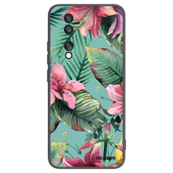 Picasee silikonski črni ovitek za Honor 70 - Hawaii