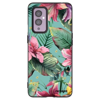 Picasee silikonski črni ovitek za OnePlus 9 - Hawaii