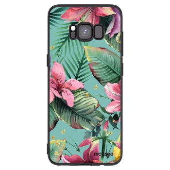 Picasee silikonski črni ovitek za Samsung Galaxy S8 G950F - Hawaii