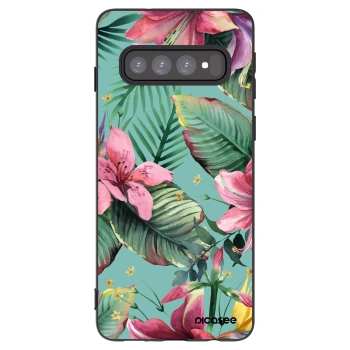 Picasee silikonski črni ovitek za Samsung Galaxy S10 G973 - Hawaii