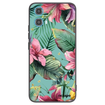 Picasee silikonski črni ovitek za Motorola Moto G34 5G - Hawaii