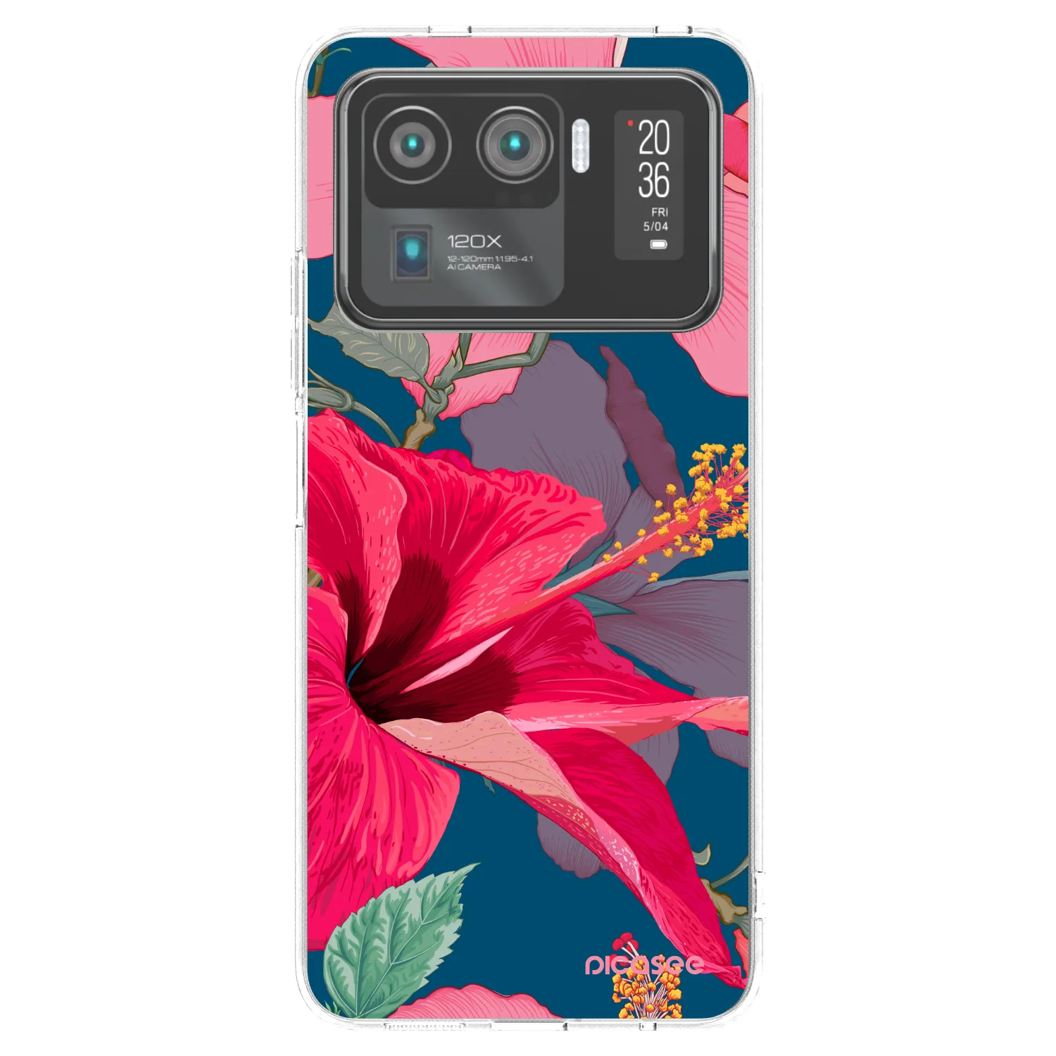 Picasee silikonski prozorni ovitek za Xiaomi Mi 11 Ultra - Hibiscus