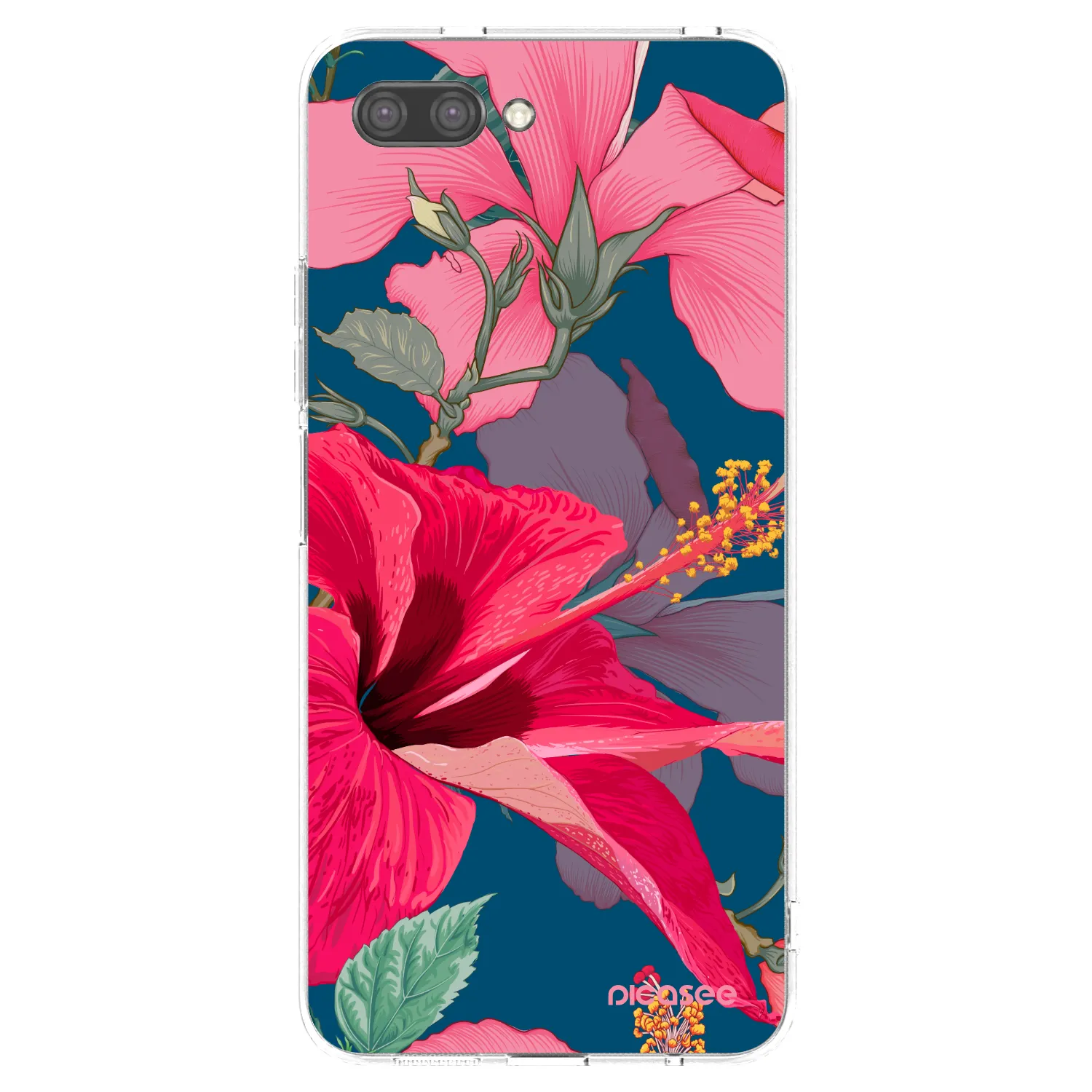 Picasee silikonski prozorni ovitek za Honor 10 - Hibiscus