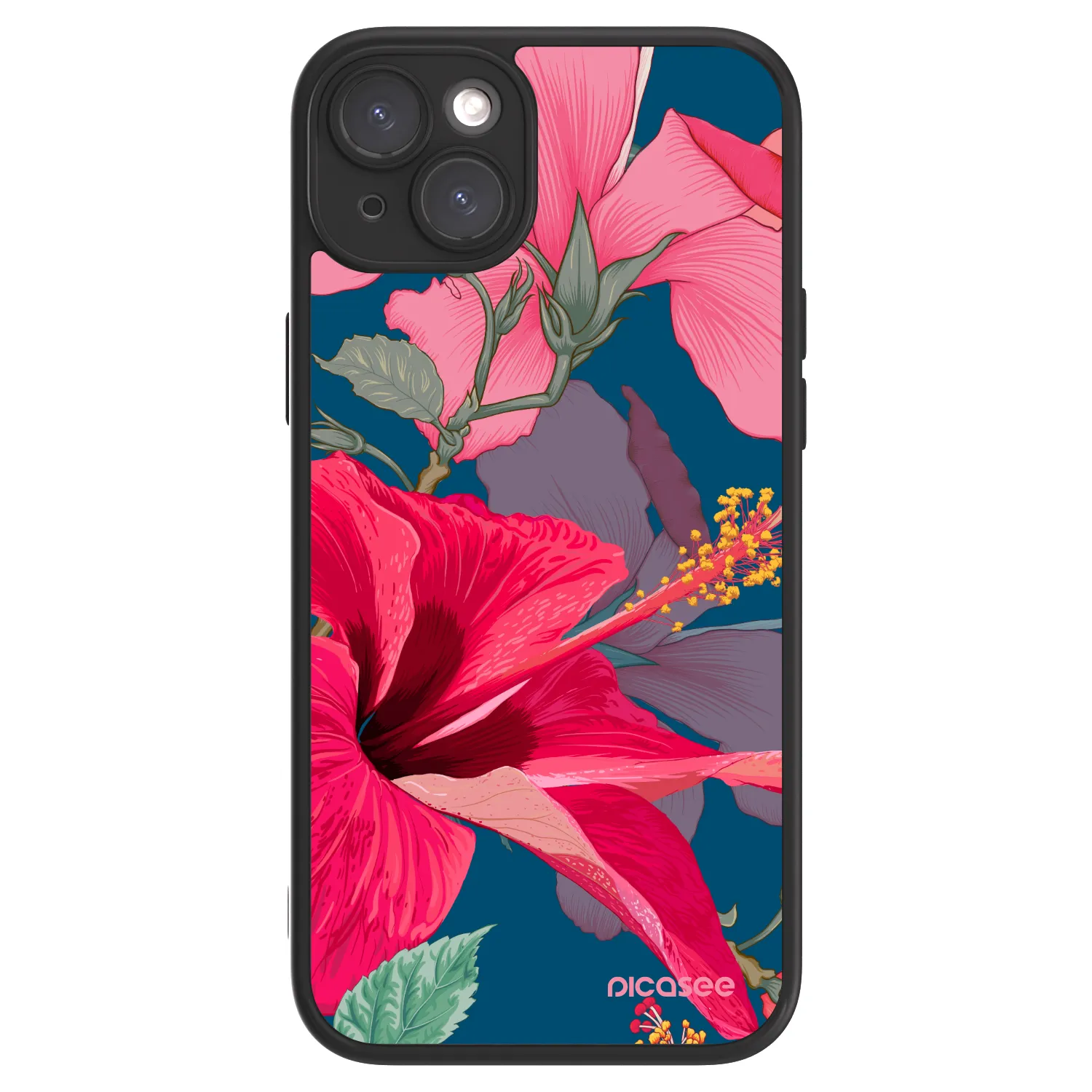 Picasee ULTIMATE CASE MagSafe za Apple iPhone 15 Plus - Hibiscus