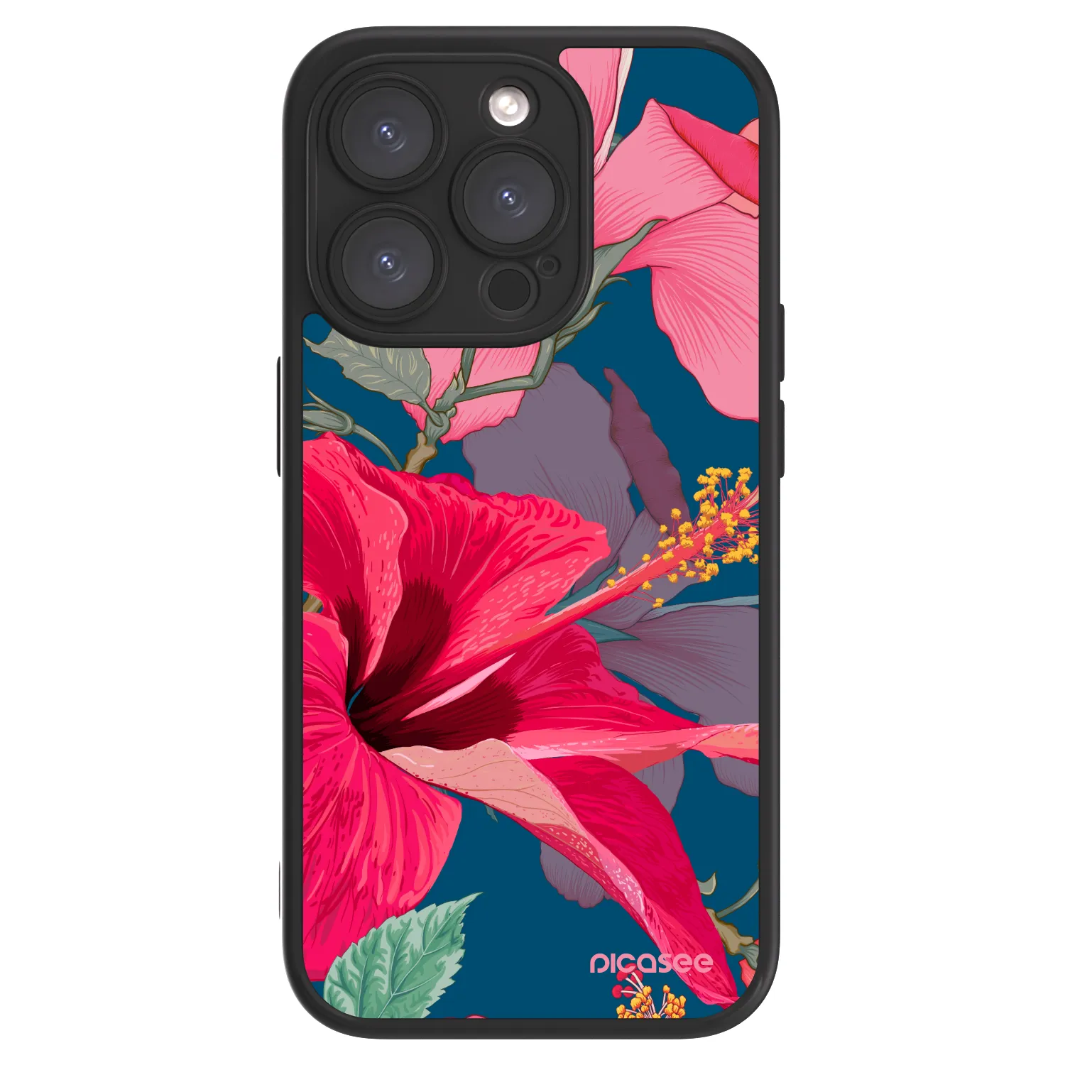 Picasee ULTIMATE CASE MagSafe za Apple iPhone 15 Pro - Hibiscus