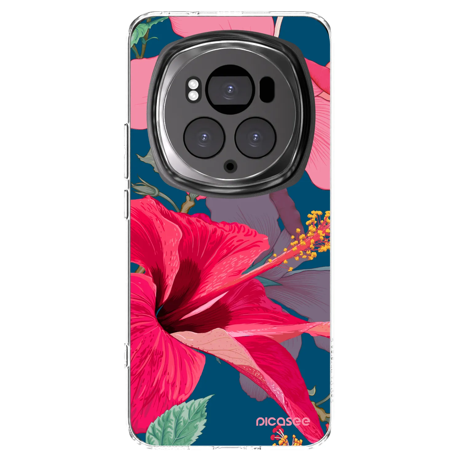 Picasee silikonski prozorni ovitek za Honor Magic6 Pro - Hibiscus