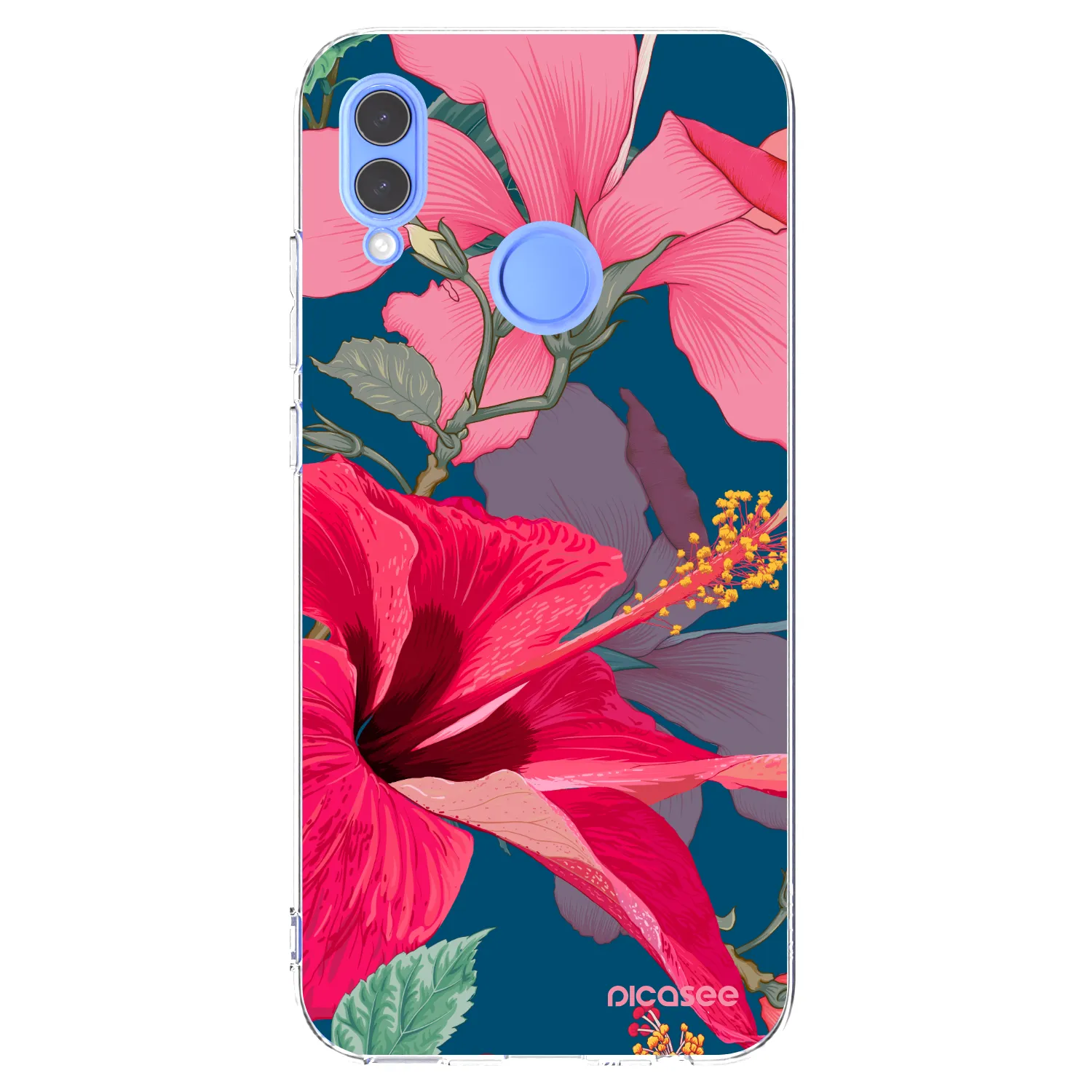 Picasee silikonski prozorni ovitek za Honor 10 Lite - Hibiscus